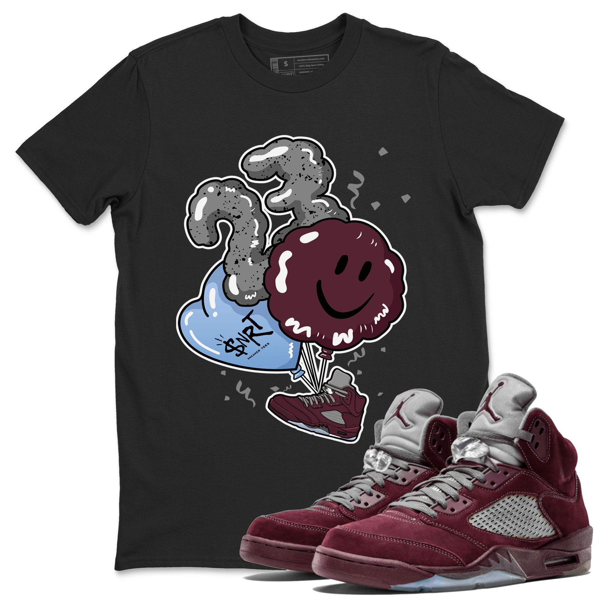 Balloon snkmatch Tee - Air Jordan 5 Burgundy