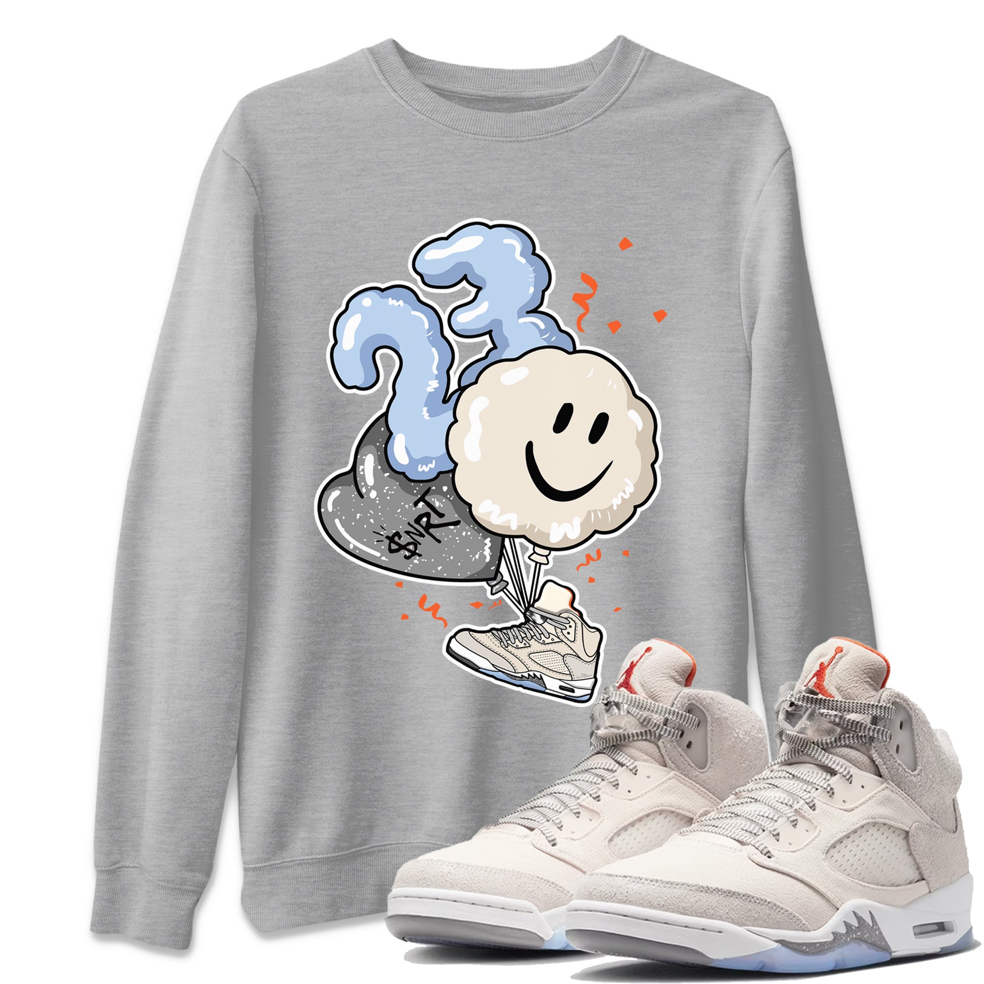 Balloon Unisex Tops - Air Jordan 5 Craft
