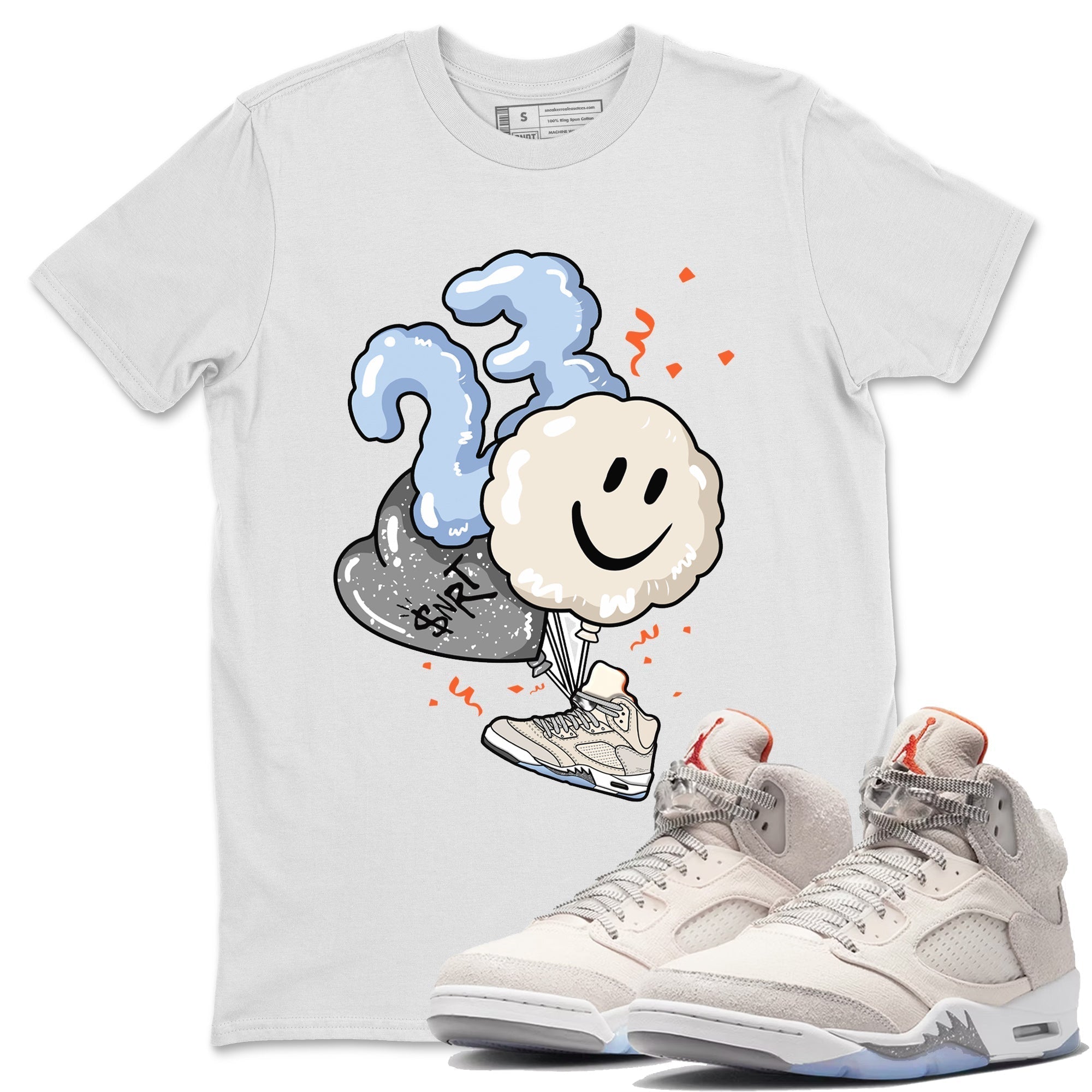 Balloon Unisex Tops - Air Jordan 5 Craft