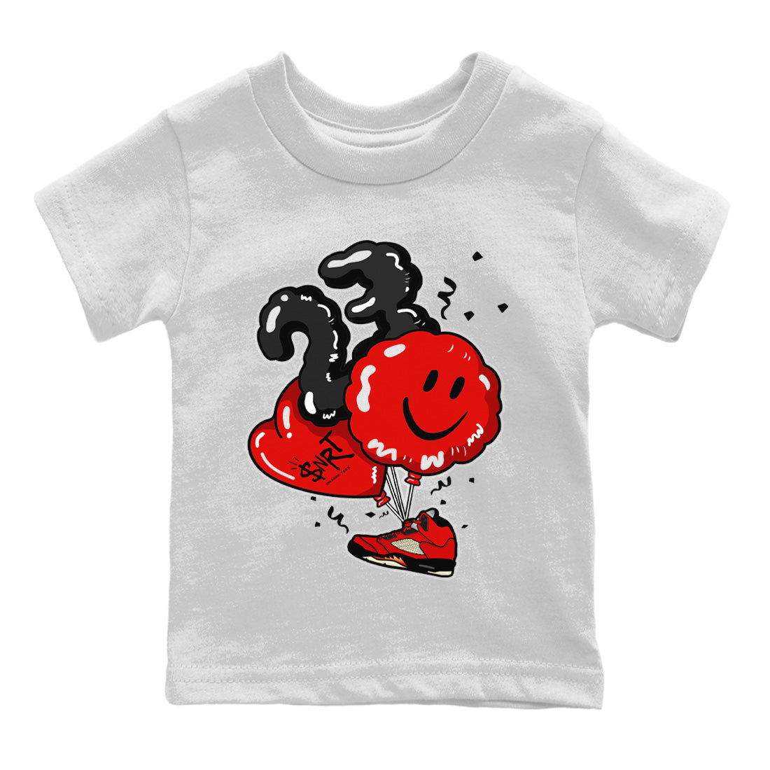 Balloon Kids Tops - Air Jordan 5 Mars For Her