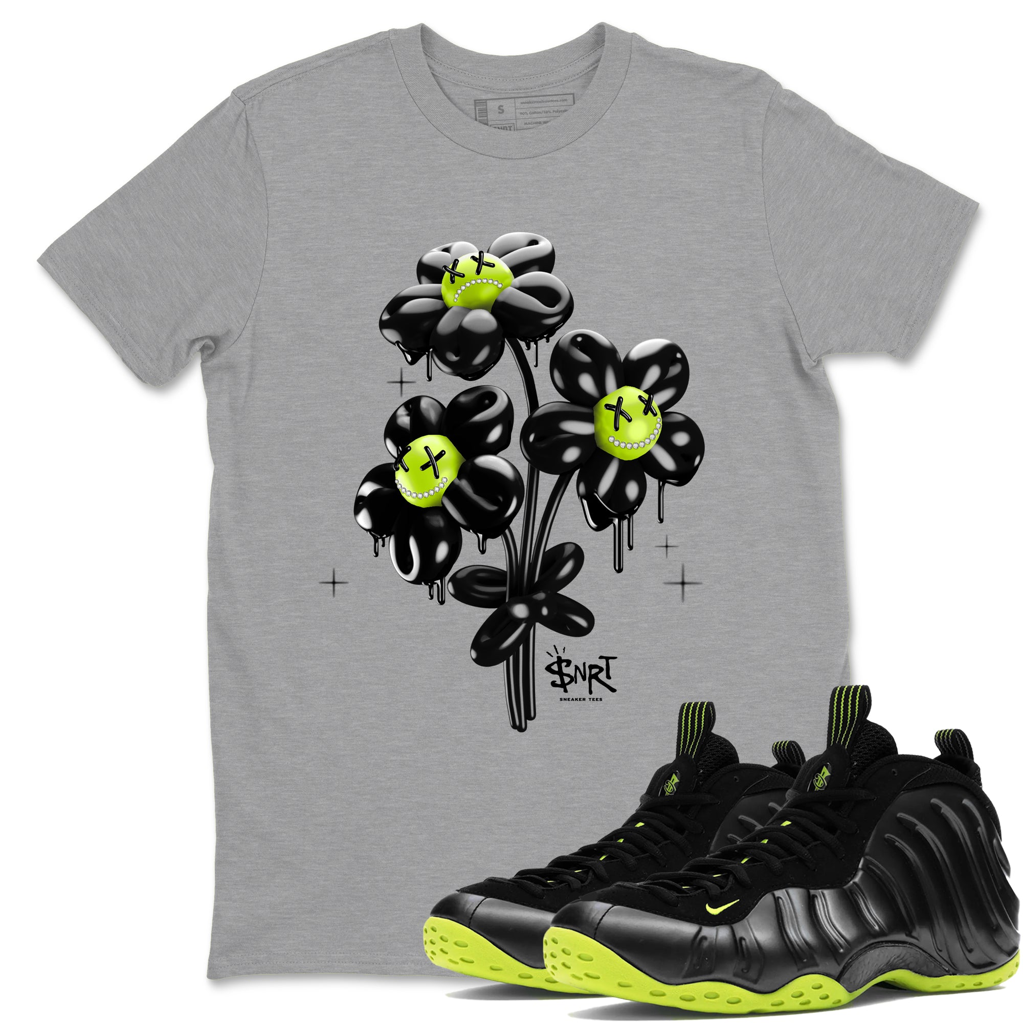 Balloon Bouquet snkmatch Tees - Air Foamposite One Black Volt