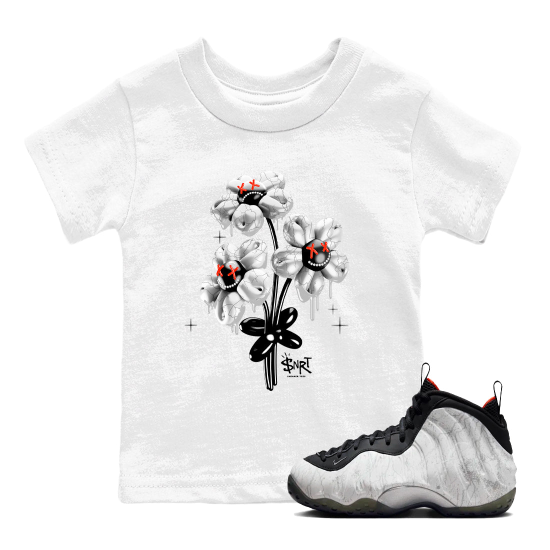 Balloon Bouquet snkmatch Tees Kids - Air Foamposite One Jin