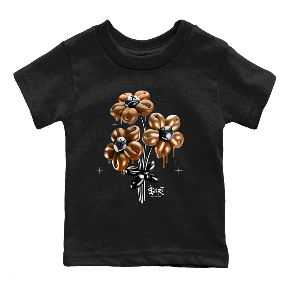 Balloon Bouquet snkmatch Tees Kids - Air Foamposite One Metallic Copper