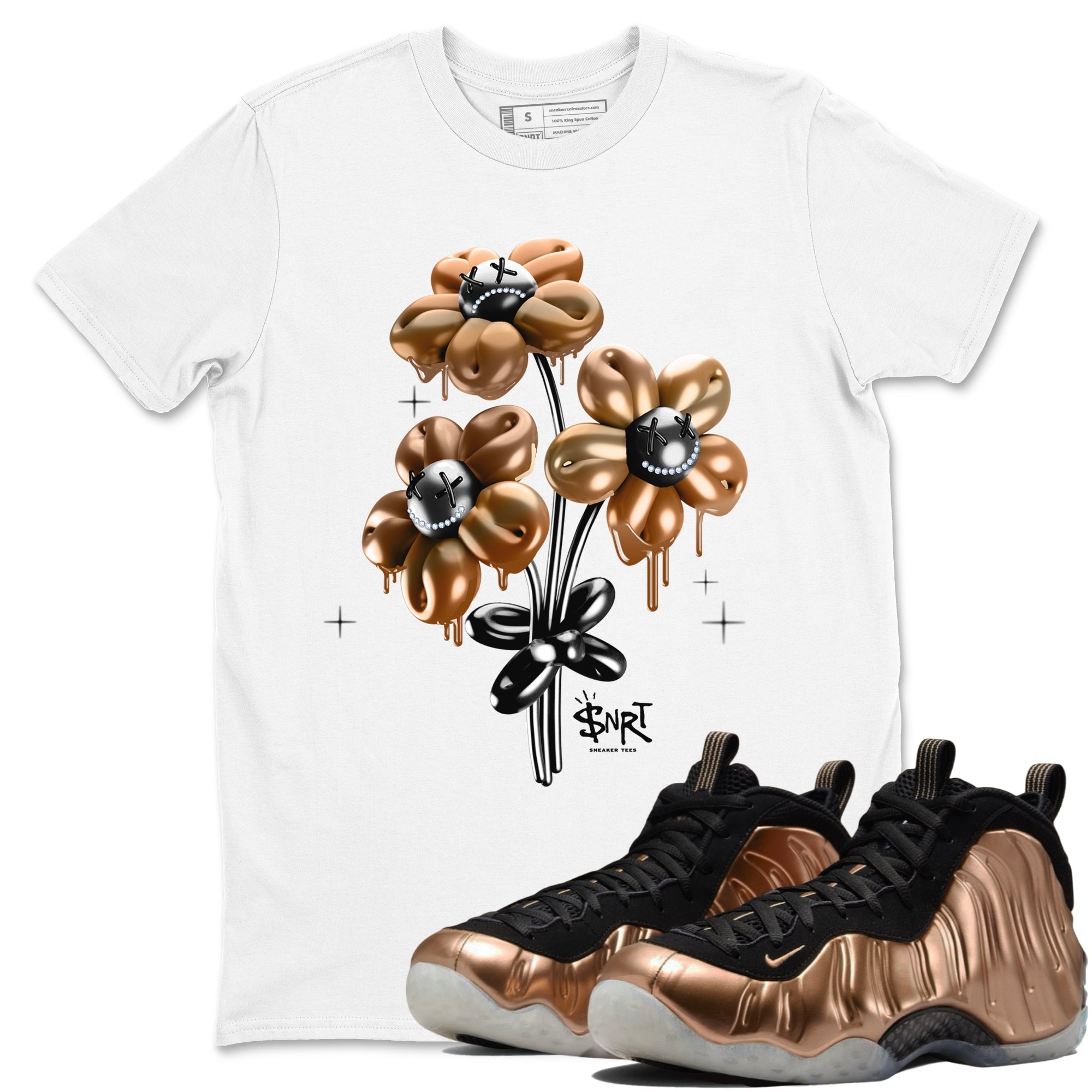 Balloon Bouquet snkmatch Tees - Air Foamposite One Metallic Copper