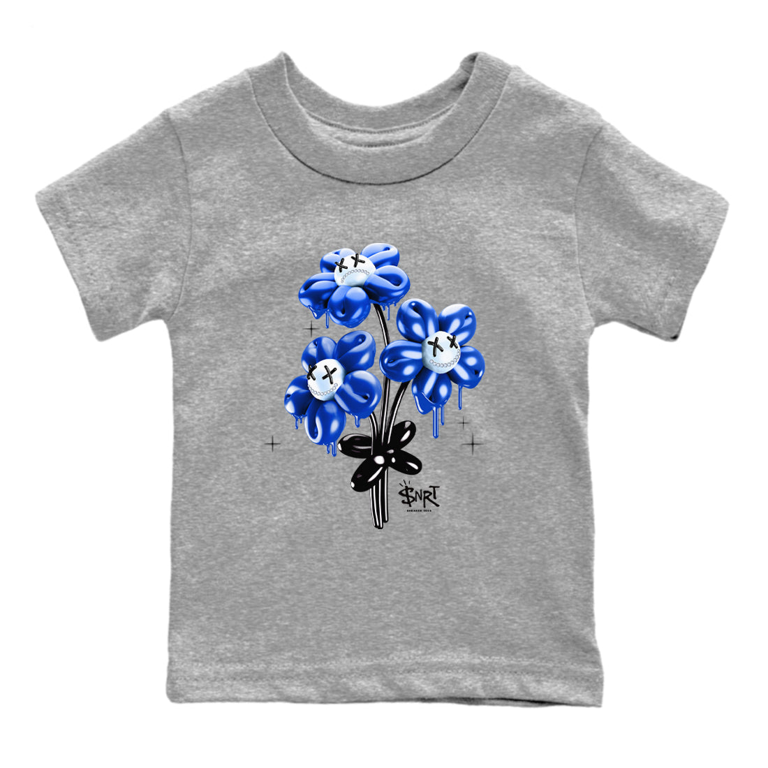 Balloon Bouquet snkmatch Tees Kids - Air Foamposite One Royal