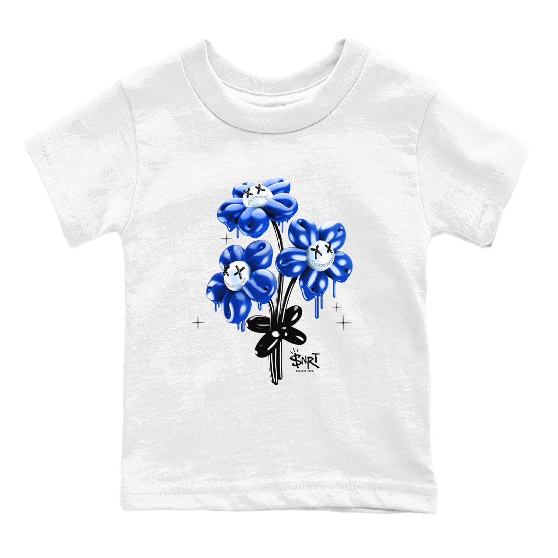Balloon Bouquet snkmatch Tees Kids - Air Foamposite One Royal
