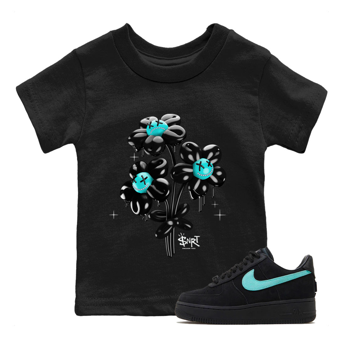 balloon bouquet Kids Tops - Air Force 1 Tiffany