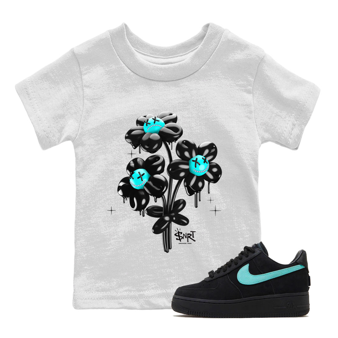 balloon bouquet Kids Tops - Air Force 1 Tiffany