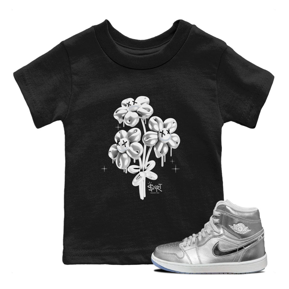 Balloon Bouquet snkmatch Tee Kids - Air Jordan 1 Gift Giving