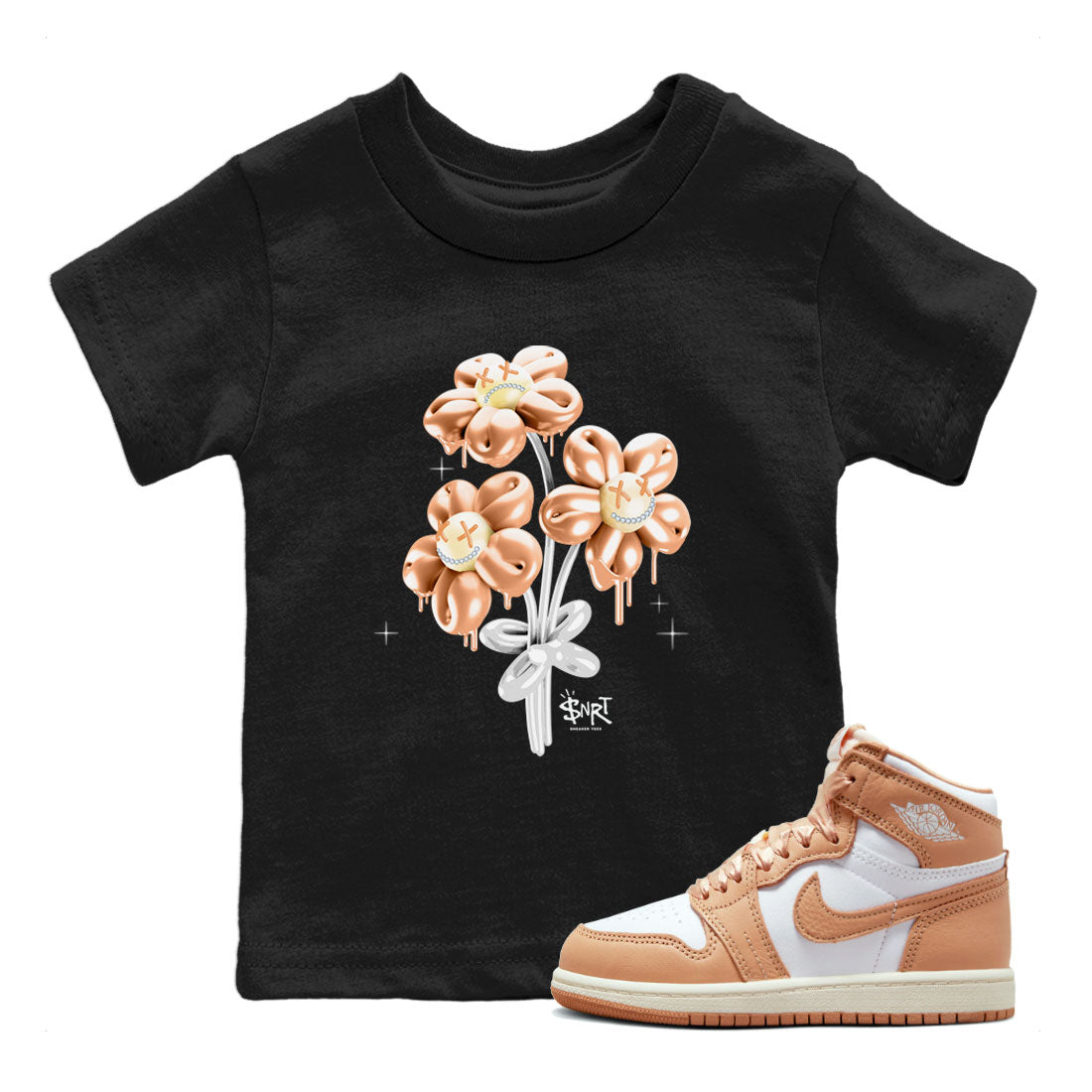 Balloon Bouquet snkmatch Tee Kids - Air Jordan 1 Praline