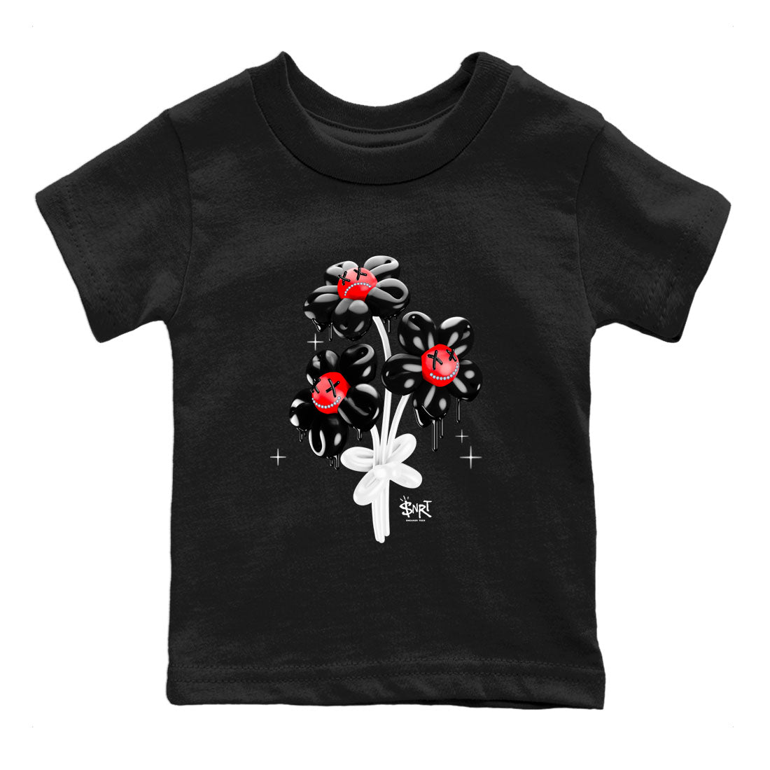 Balloon Bouquet Kids Tops - Air Jordan 1 Satin Bred