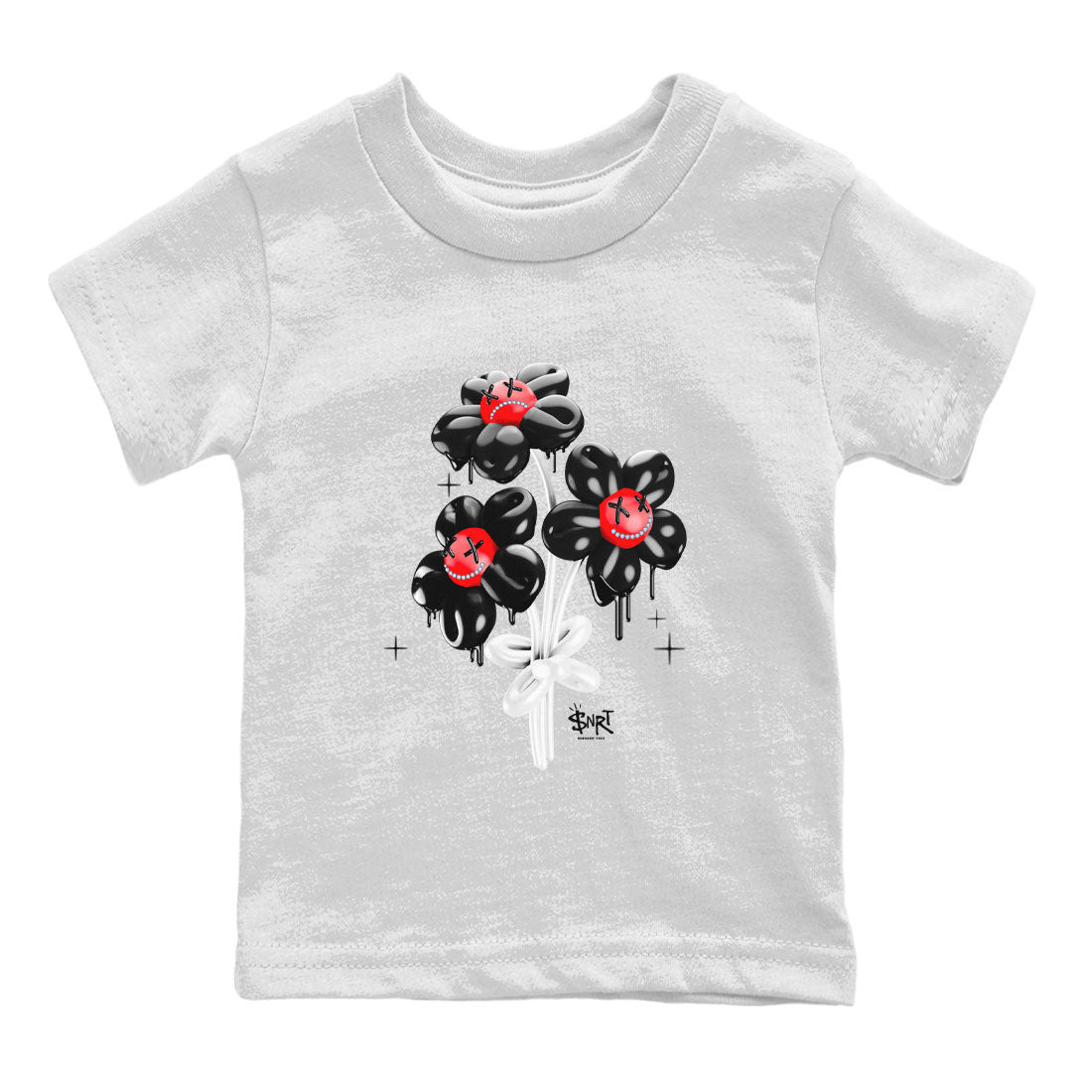 Balloon Bouquet Kids Tops - Air Jordan 1 Satin Bred