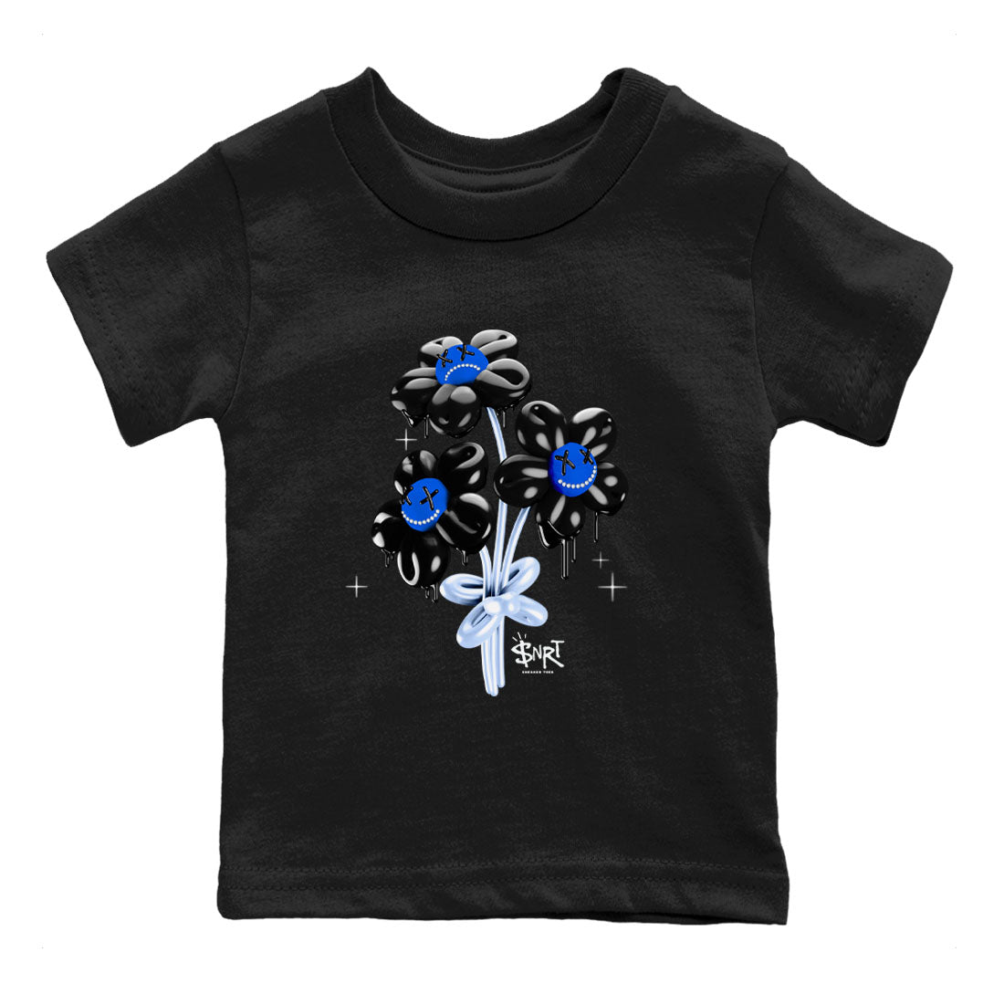 Balloon Bouquet snkmatch Tees Kids - Air Jordan 11 Black and Varsity Royal