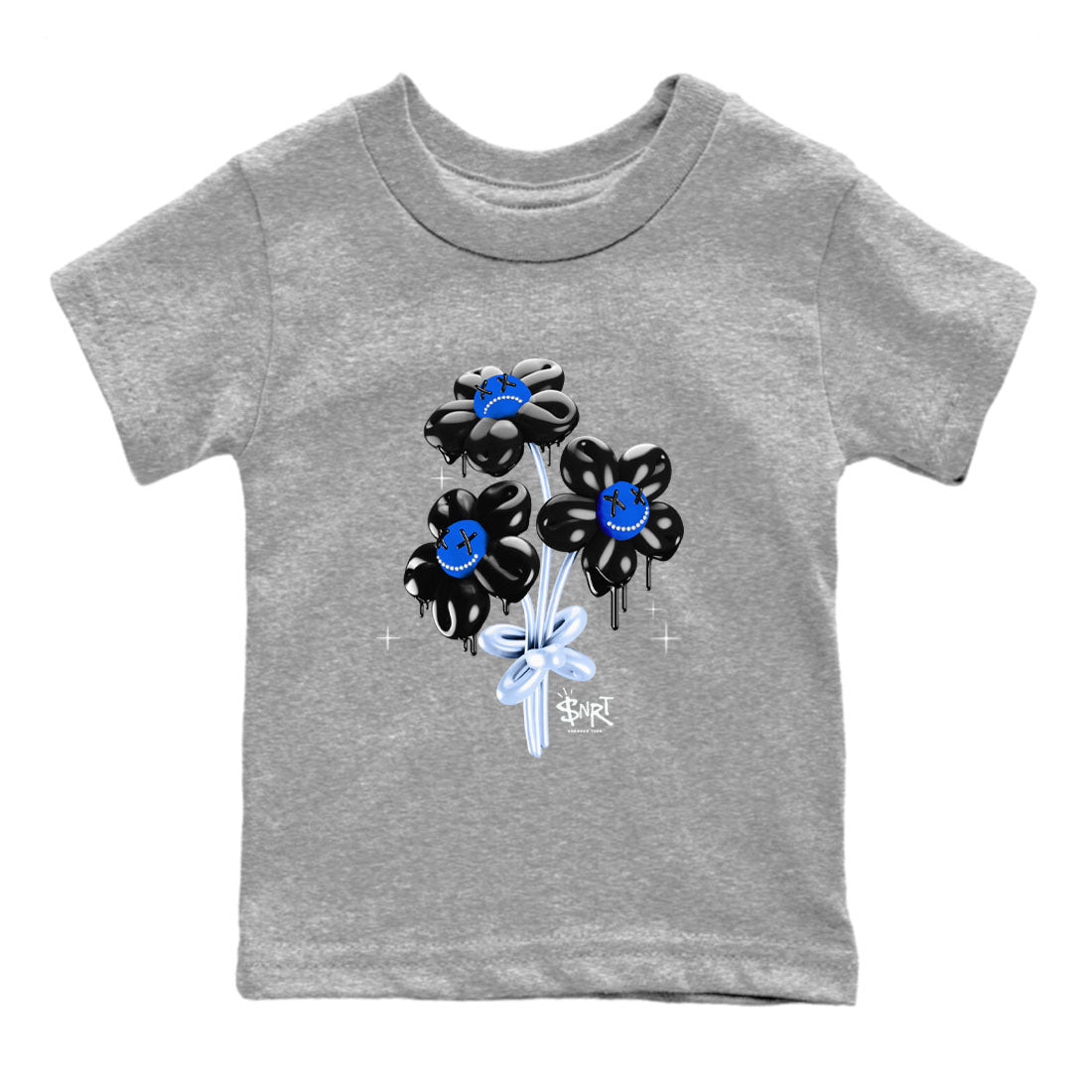 Balloon Bouquet snkmatch Tees Kids - Air Jordan 11 Black and Varsity Royal
