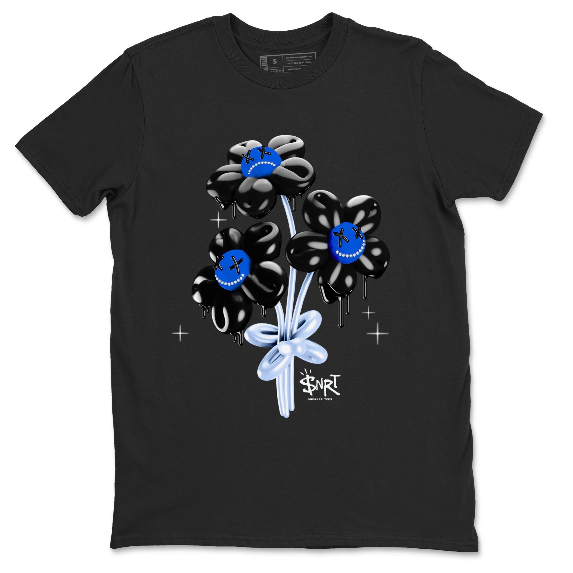 Balloon Bouquet snkmatch Tees - Air Jordan 11 Black and Varsity Royal