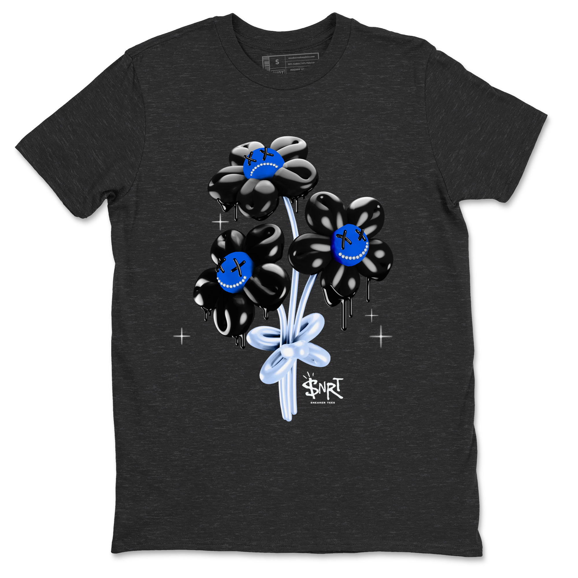 Balloon Bouquet snkmatch Tees - Air Jordan 11 Black and Varsity Royal