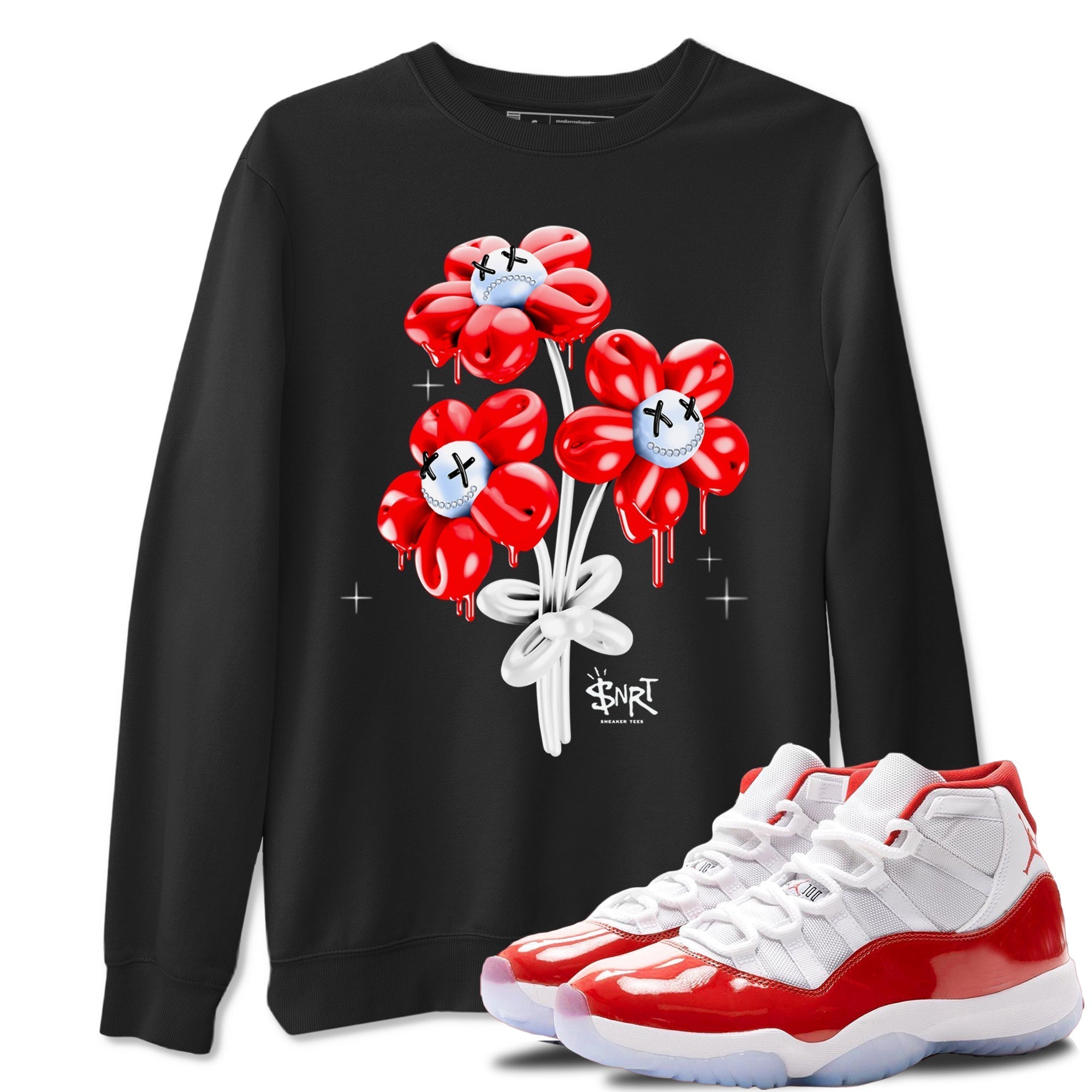Balloon Bouquet snkmatch Tees - Air Jordan 11 Cherry