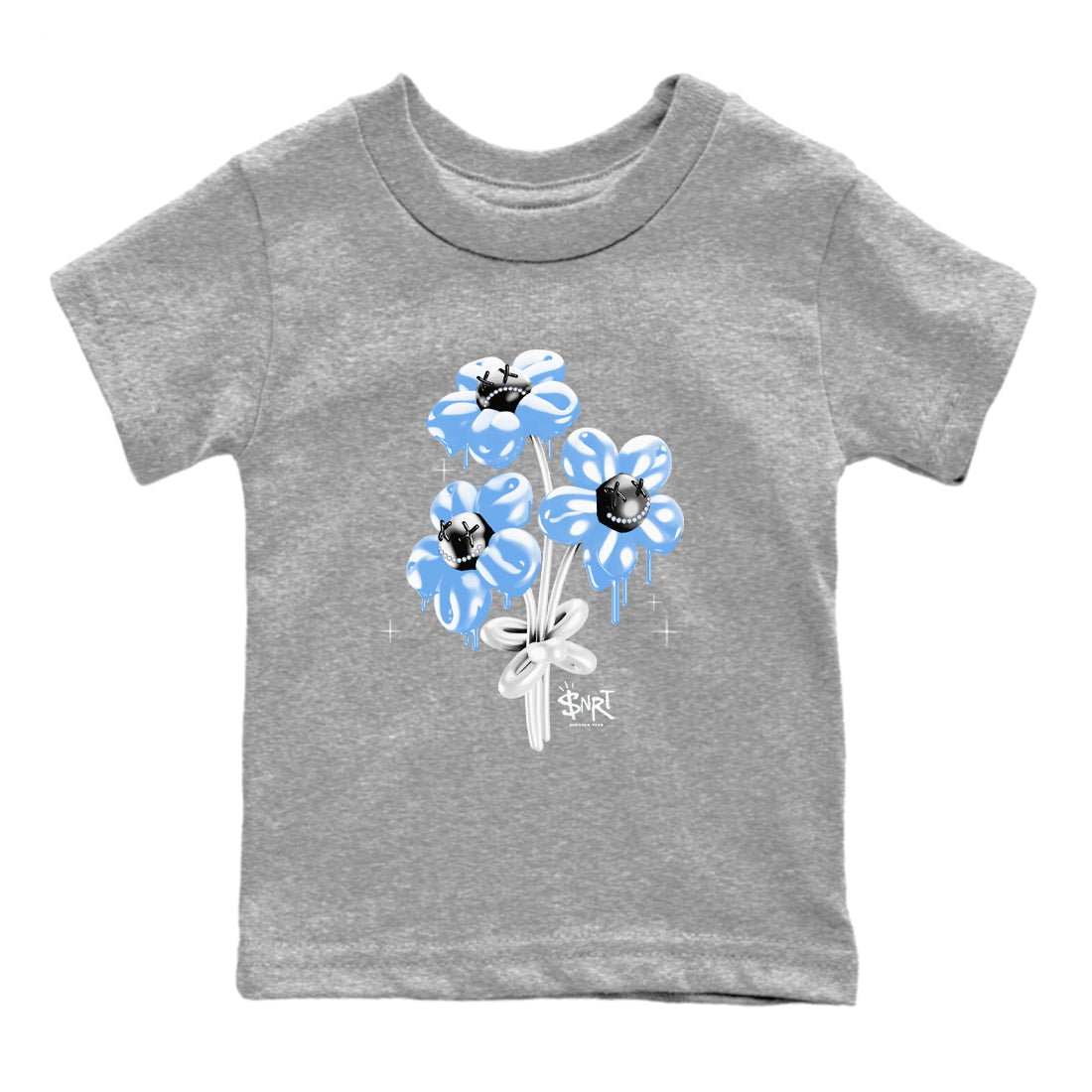 Balloon Bouquet snkmatch Tees Kids - Air Jordan 11 Legend Blue