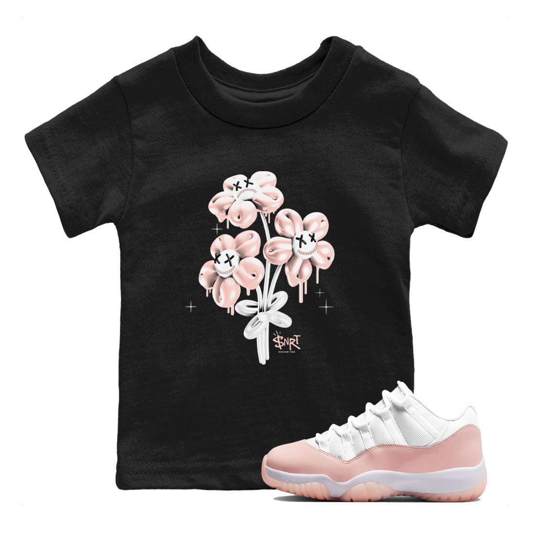 Balloon Bouquet snkmatch Tees Kids - Air Jordan 11 Legend Pink