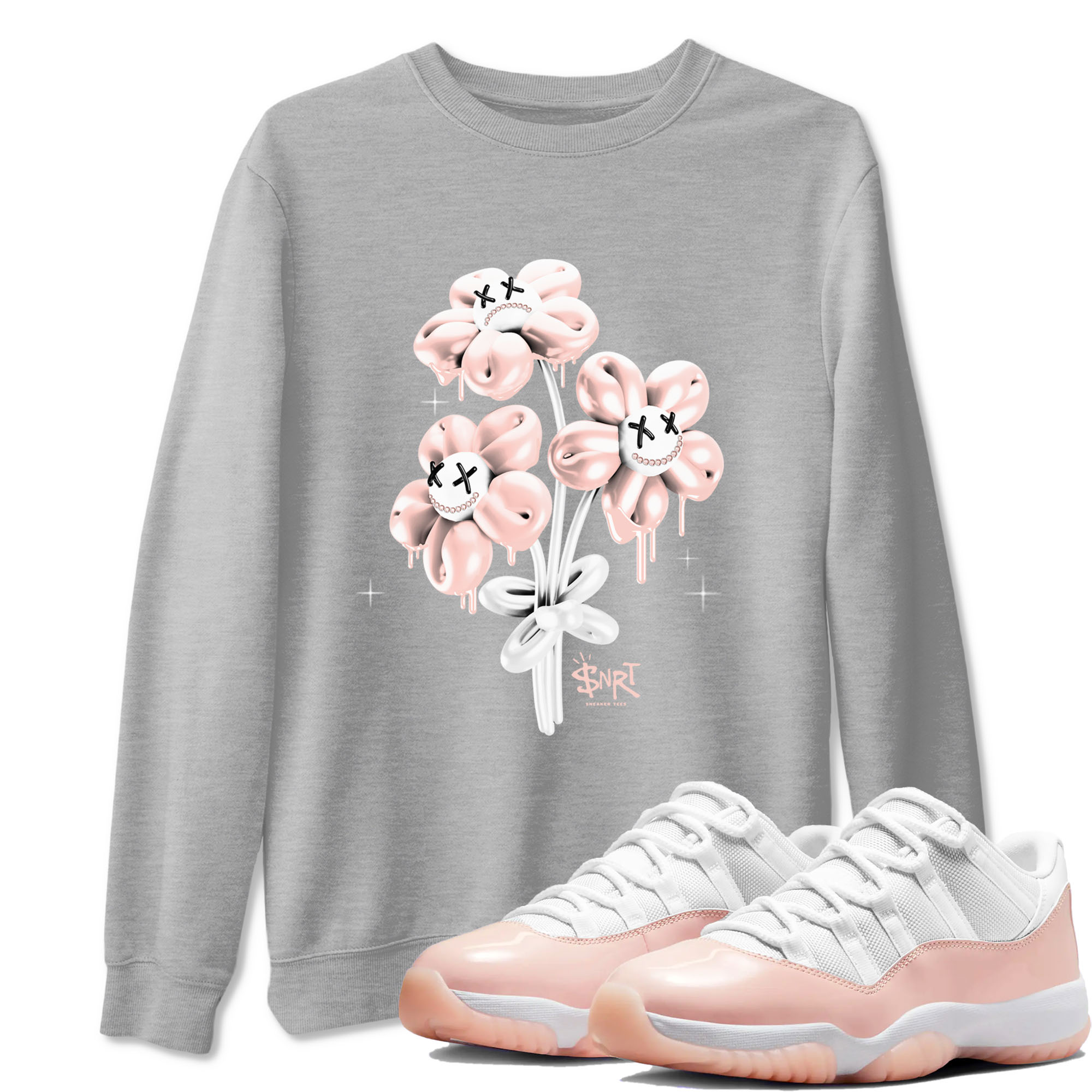 Balloon Bouquet snkmatch Tees - Air Jordan 11 Legend Pink