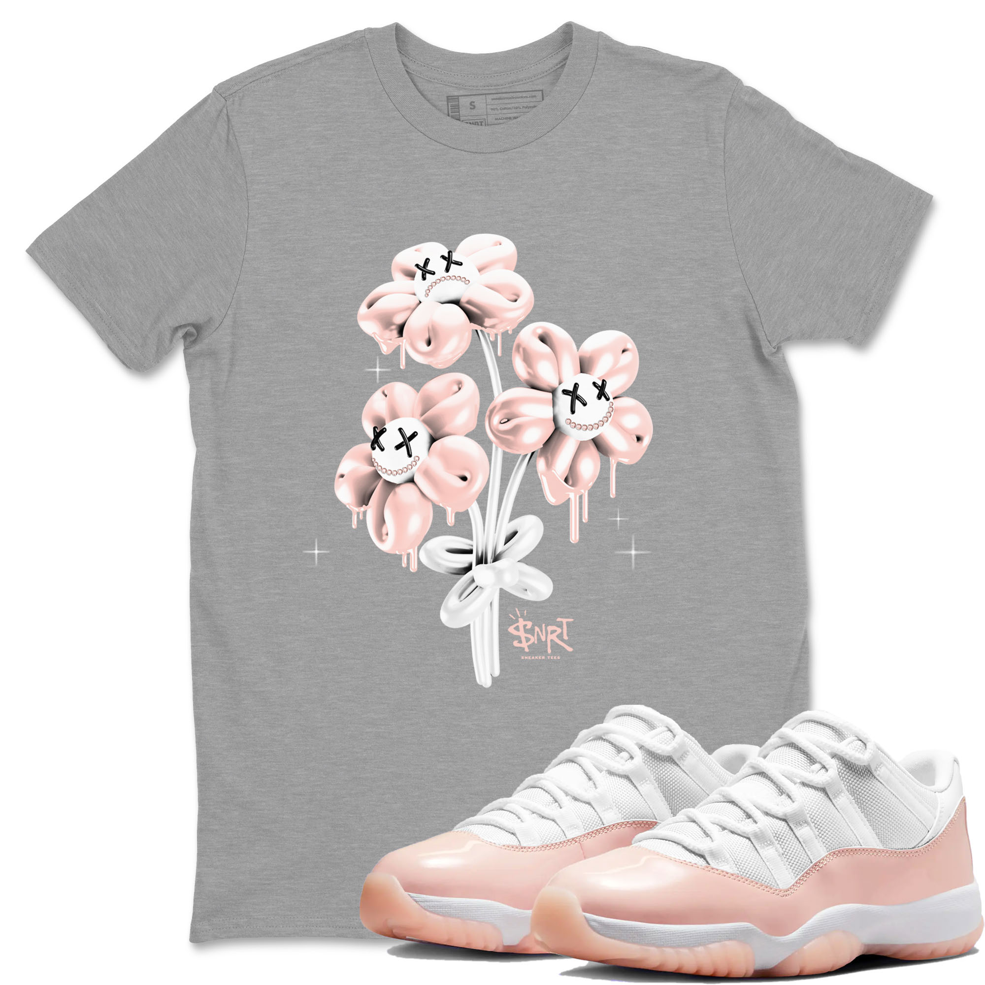 Balloon Bouquet snkmatch Tees - Air Jordan 11 Legend Pink
