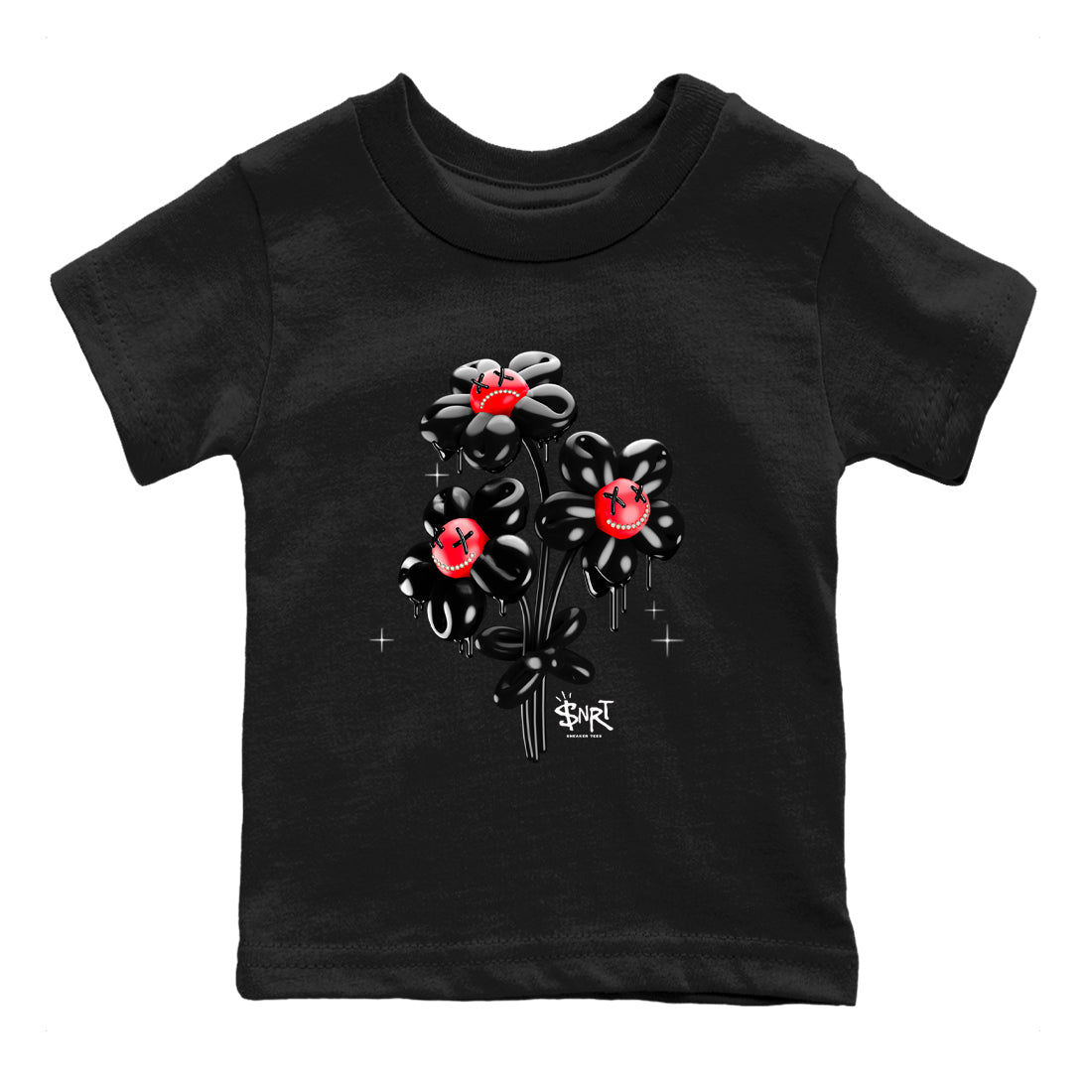 Balloon Bouquet snkmatch Tees Kids - Air Jordan 12 Flu Game