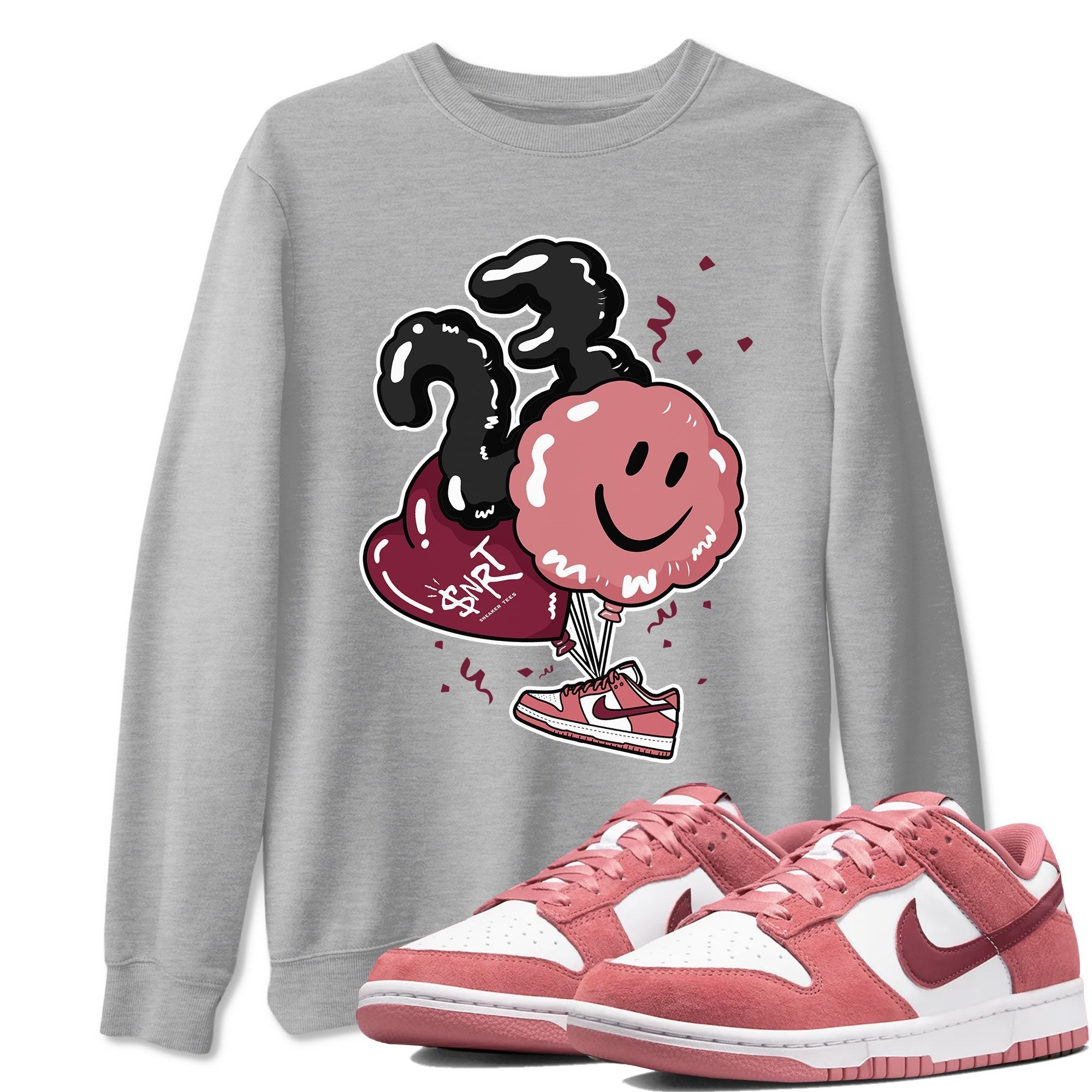 Balloon snkmatch Tees - Dunk Valentines Day 2024