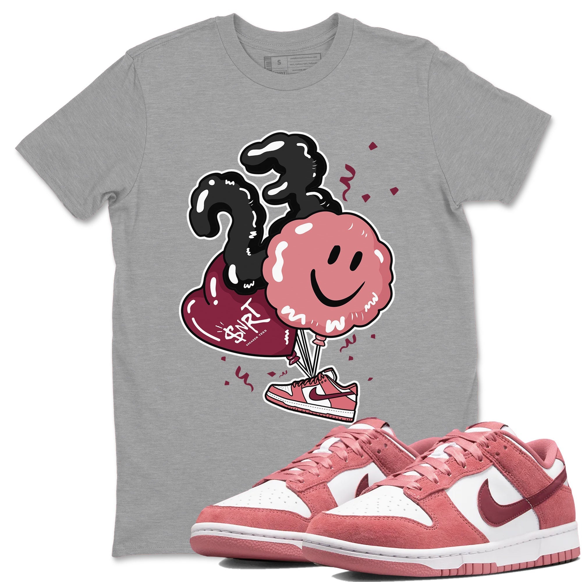 Balloon snkmatch Tees - Dunk Valentines Day 2024