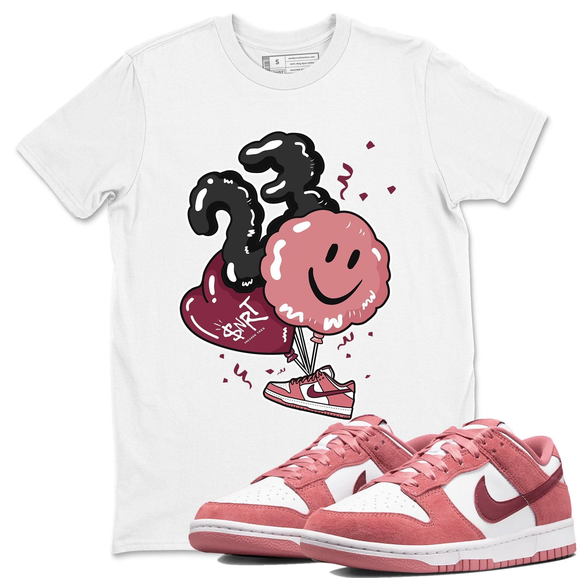 Balloon snkmatch Tees - Dunk Valentines Day 2024