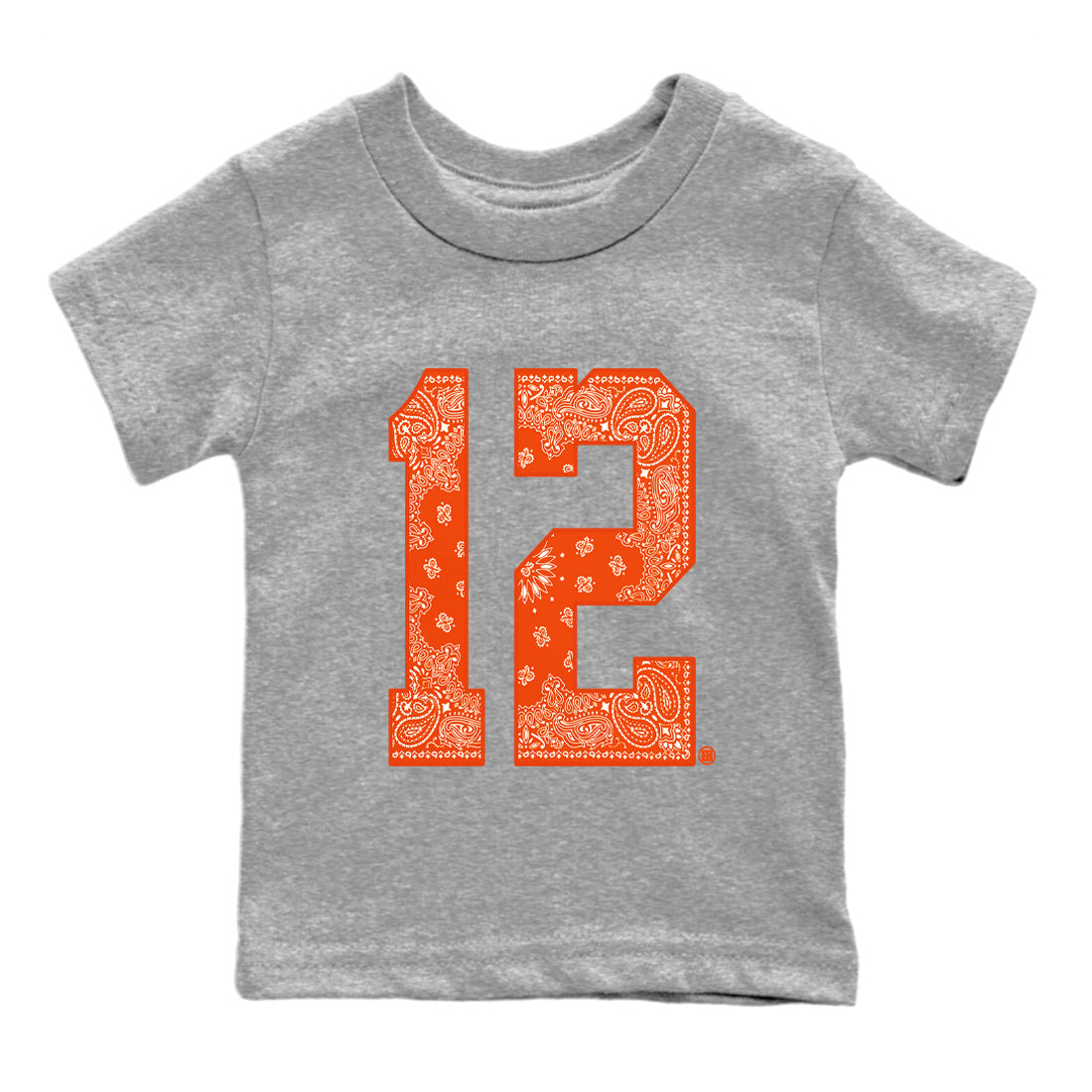Bandana 12 Kids Tops - Air Jordan 12 Brilliant Orange