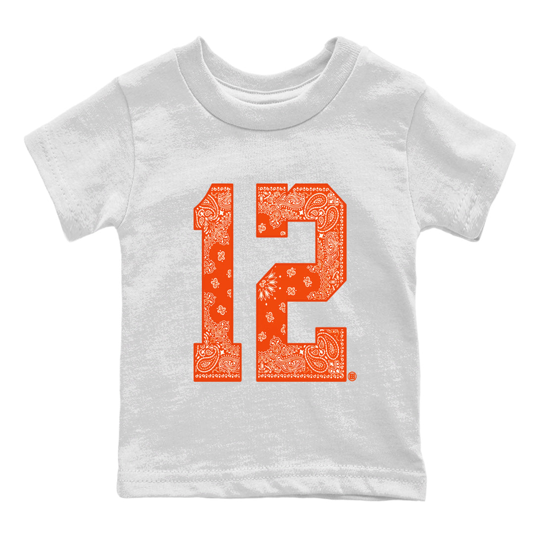 Bandana 12 Kids Tops - Air Jordan 12 Brilliant Orange