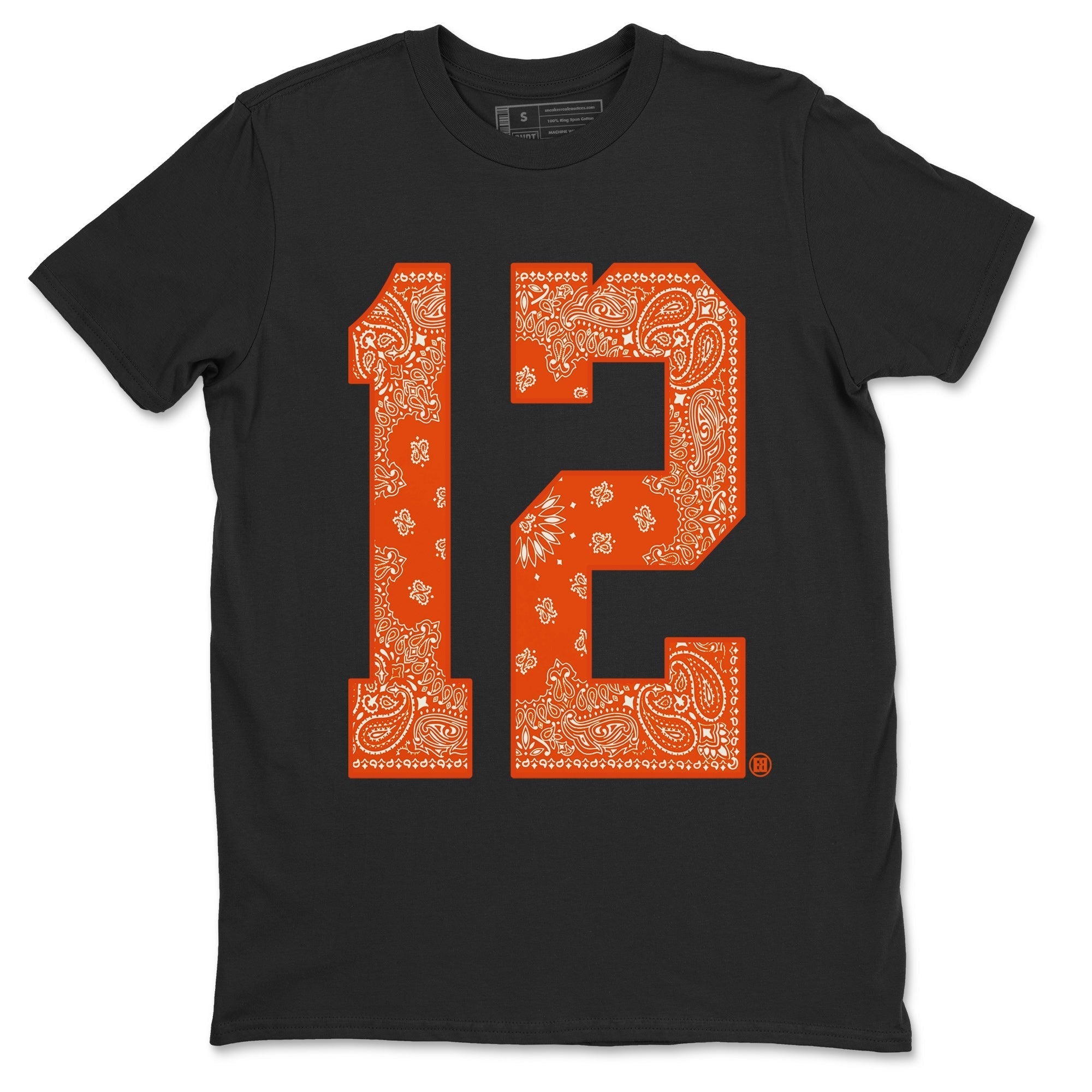Bandana 12 Unisex Tops - Air Jordan 12 Brilliant Orange