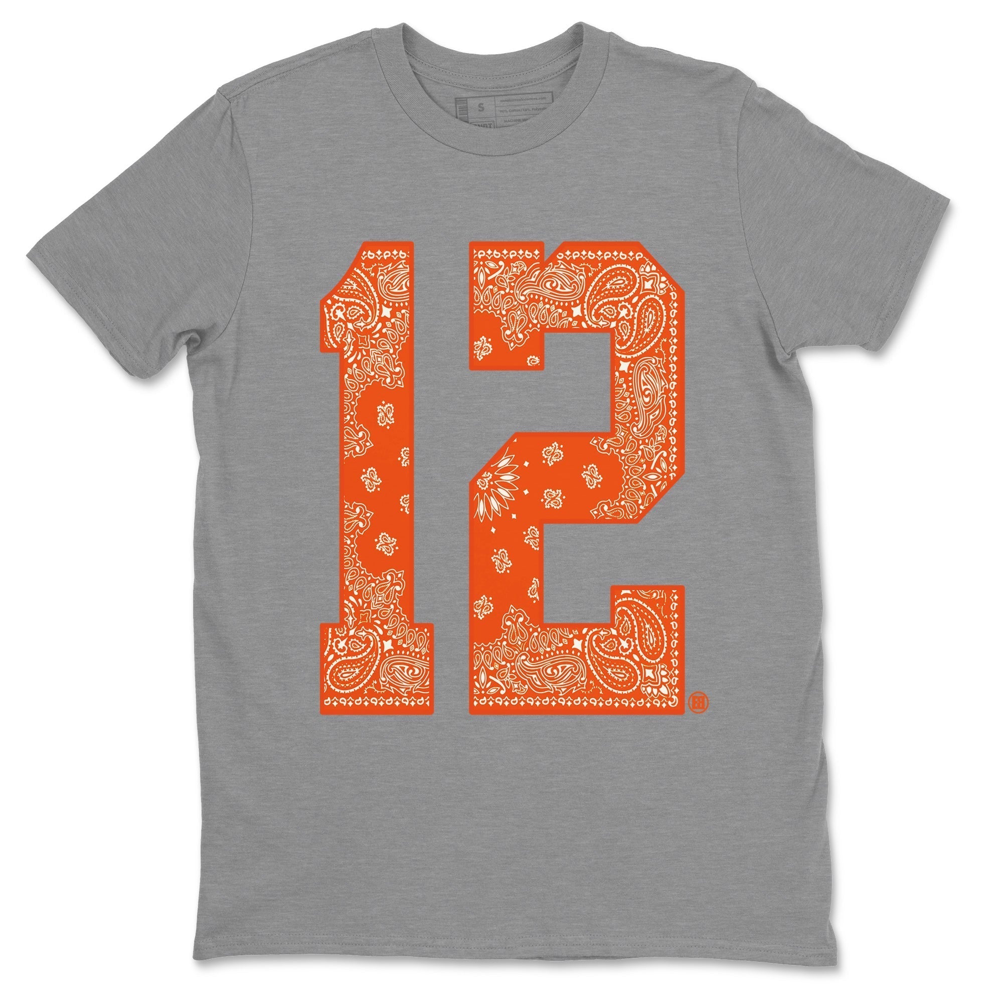 Bandana 12 Unisex Tops - Air Jordan 12 Brilliant Orange