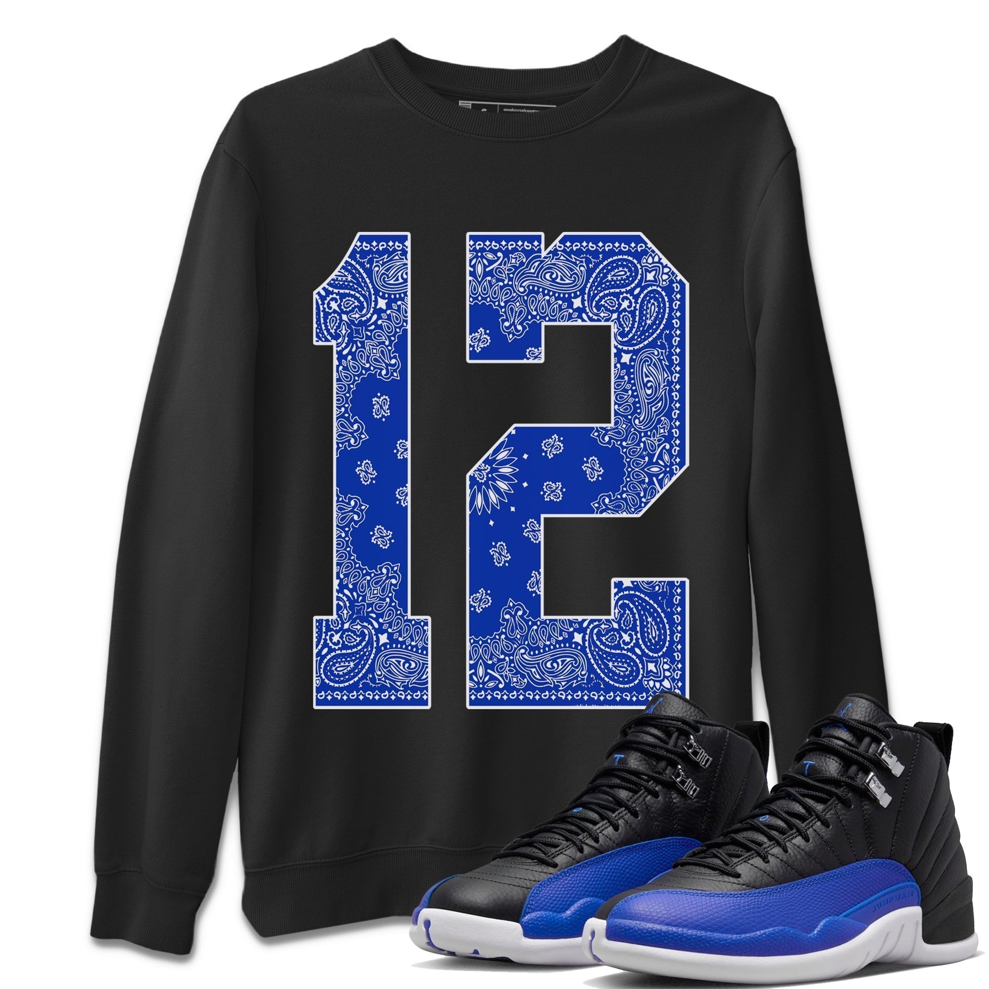Bandana 12 Unisex Tops - Air Jordan 12 Hyper Royal