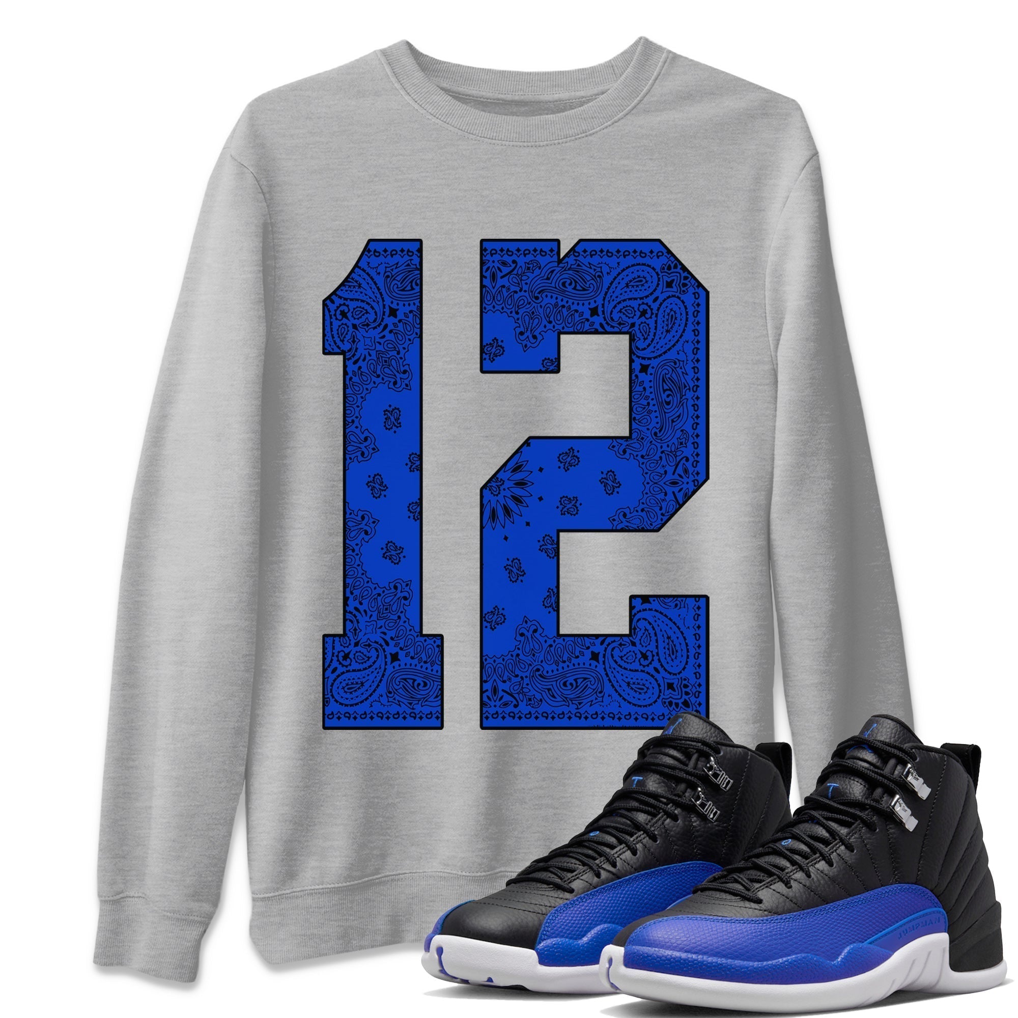 Bandana 12 Unisex Tops - Air Jordan 12 Hyper Royal