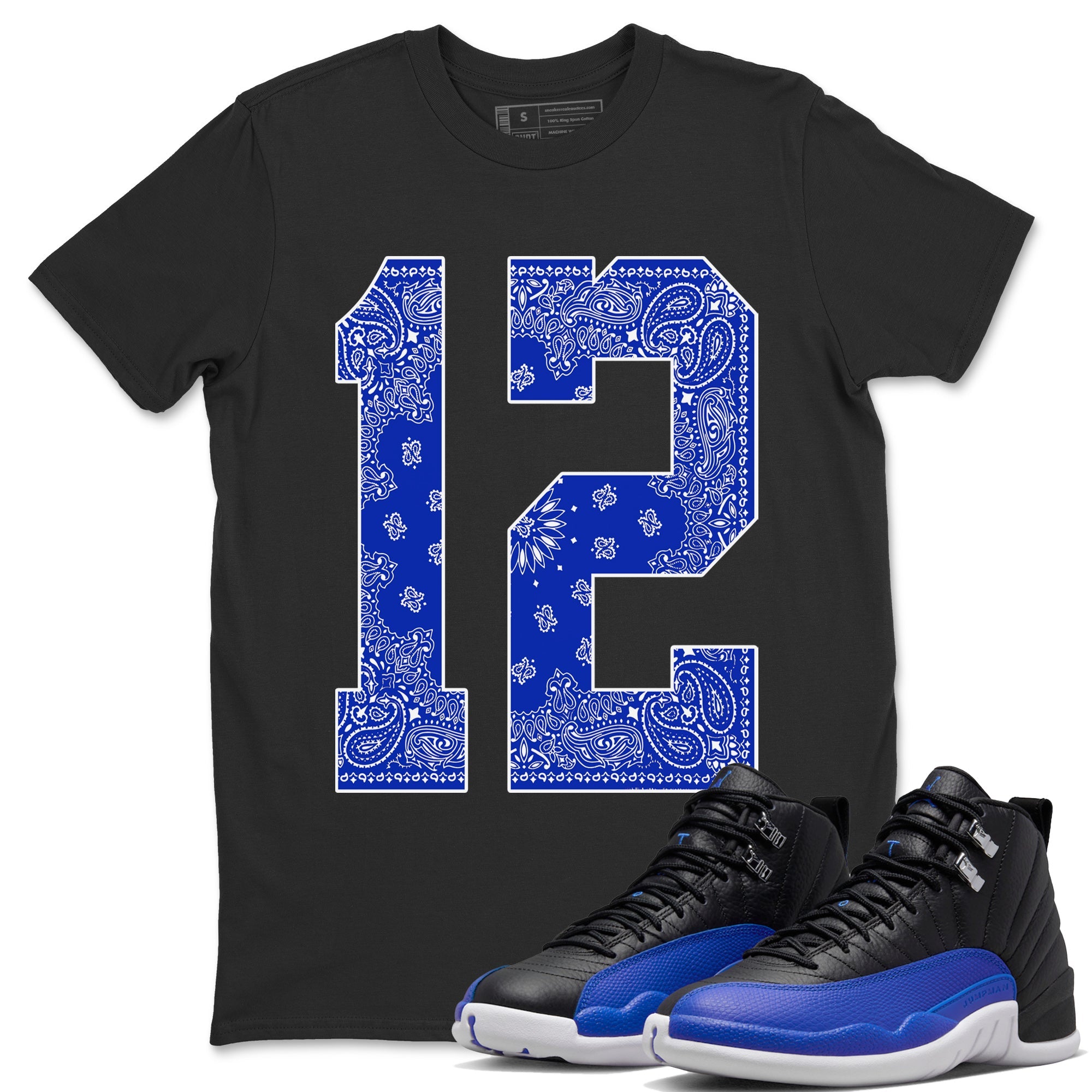 Bandana 12 Unisex Tops - Air Jordan 12 Hyper Royal