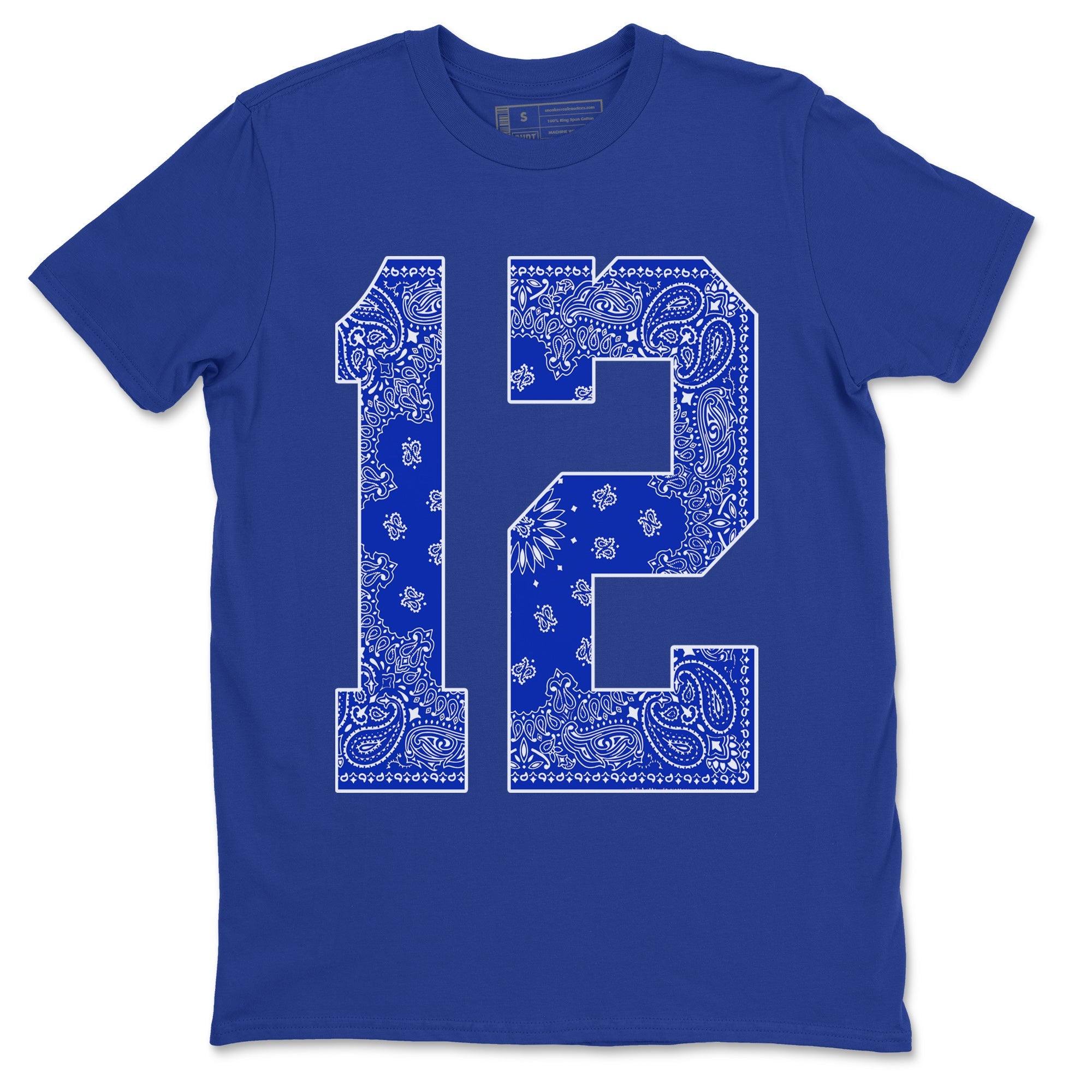 Bandana 12 Unisex Tops - Air Jordan 12 Hyper Royal