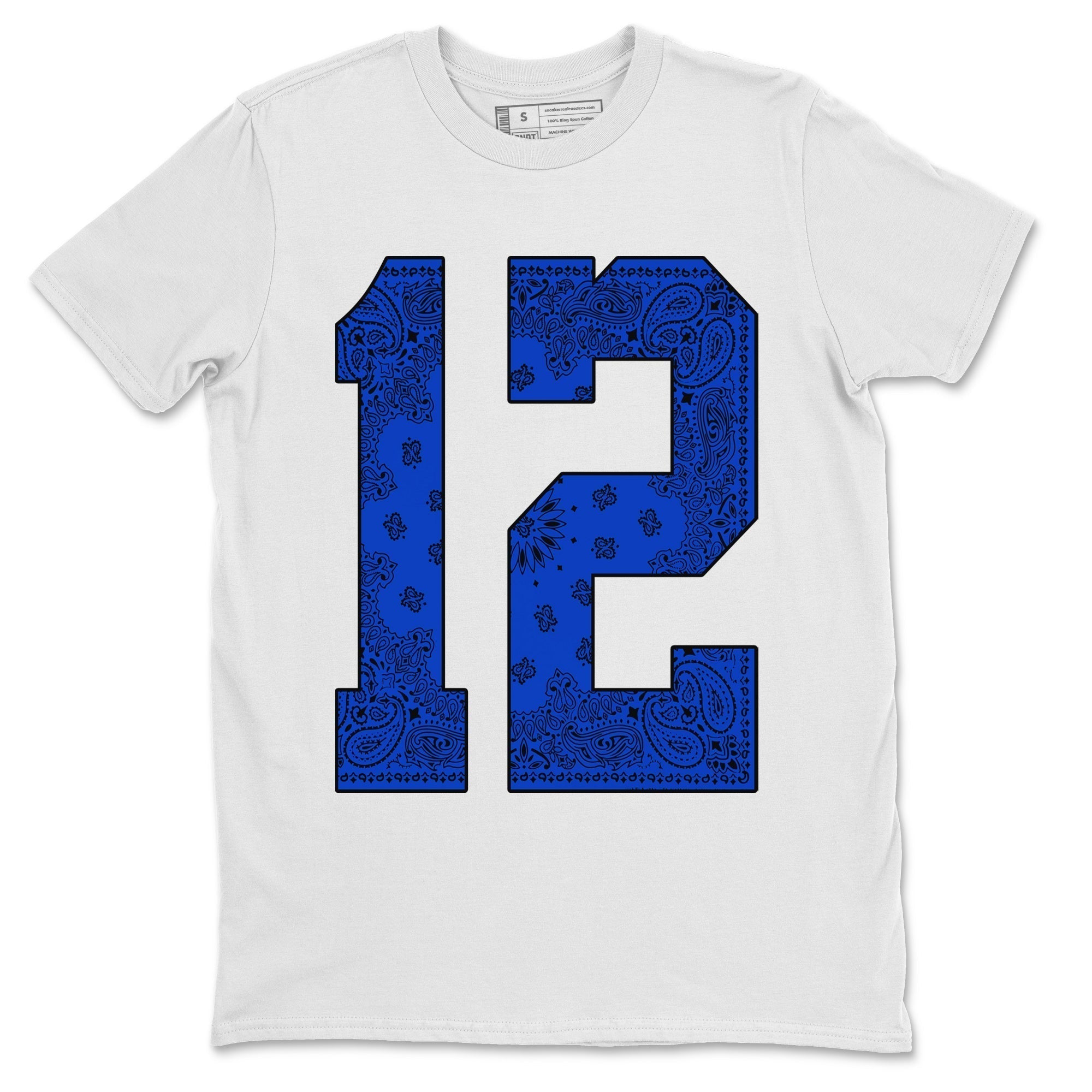 Bandana 12 Unisex Tops - Air Jordan 12 Hyper Royal
