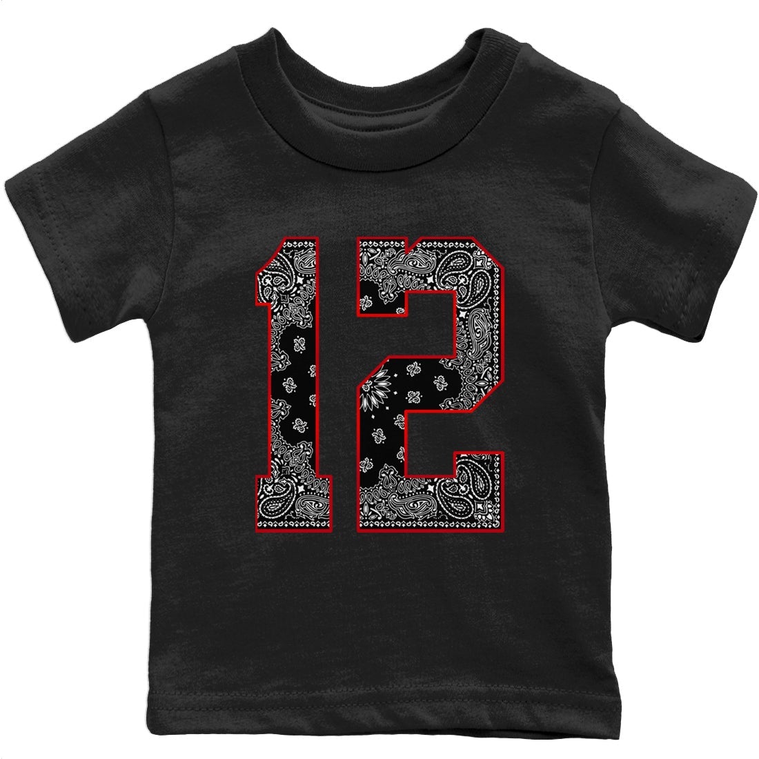 Bandana 12 Kids Tops - Air Jordan 12 Playoffs