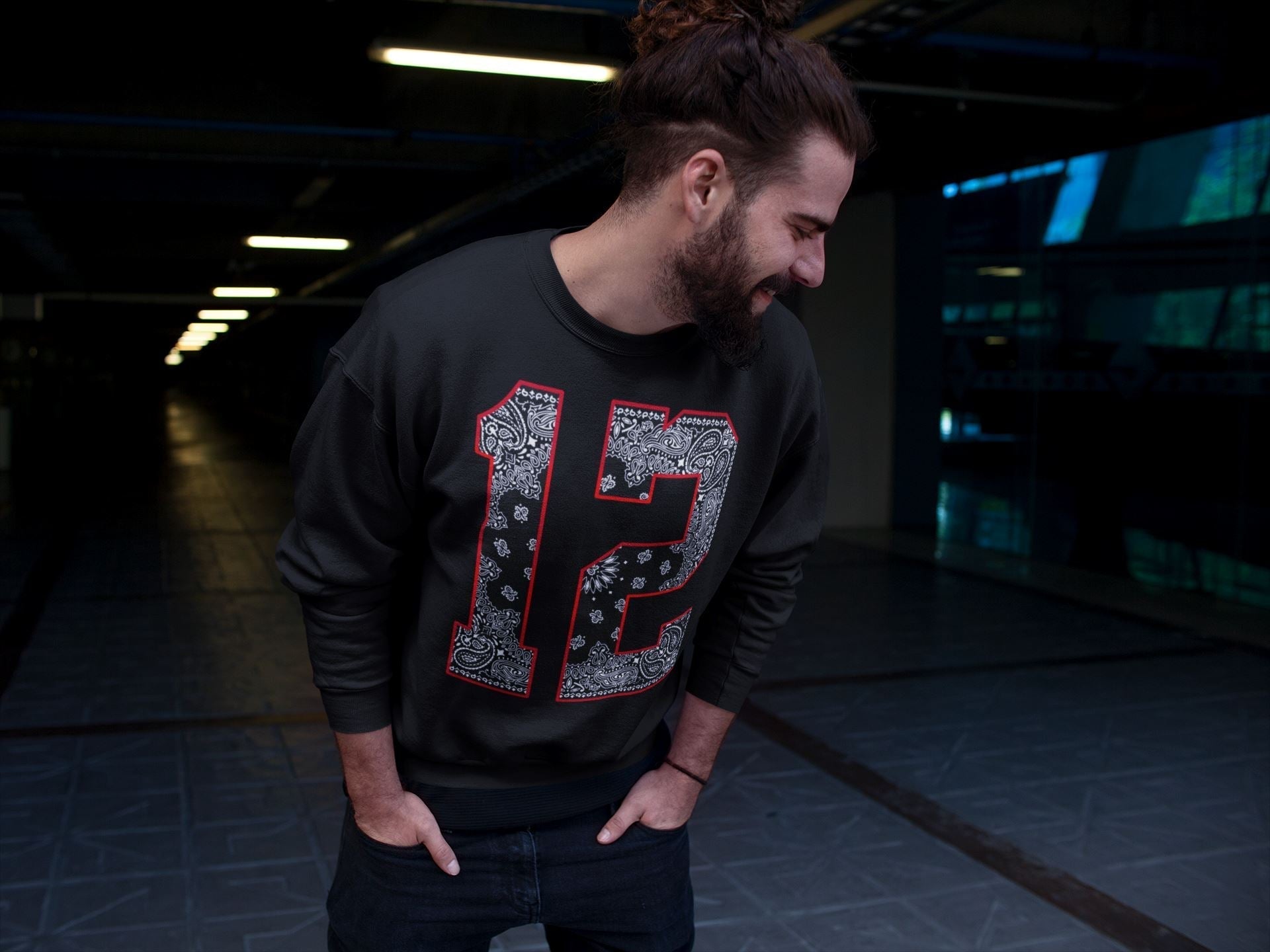 Bandana 12 Unisex Tops - Air Jordan 12 Playoffs
