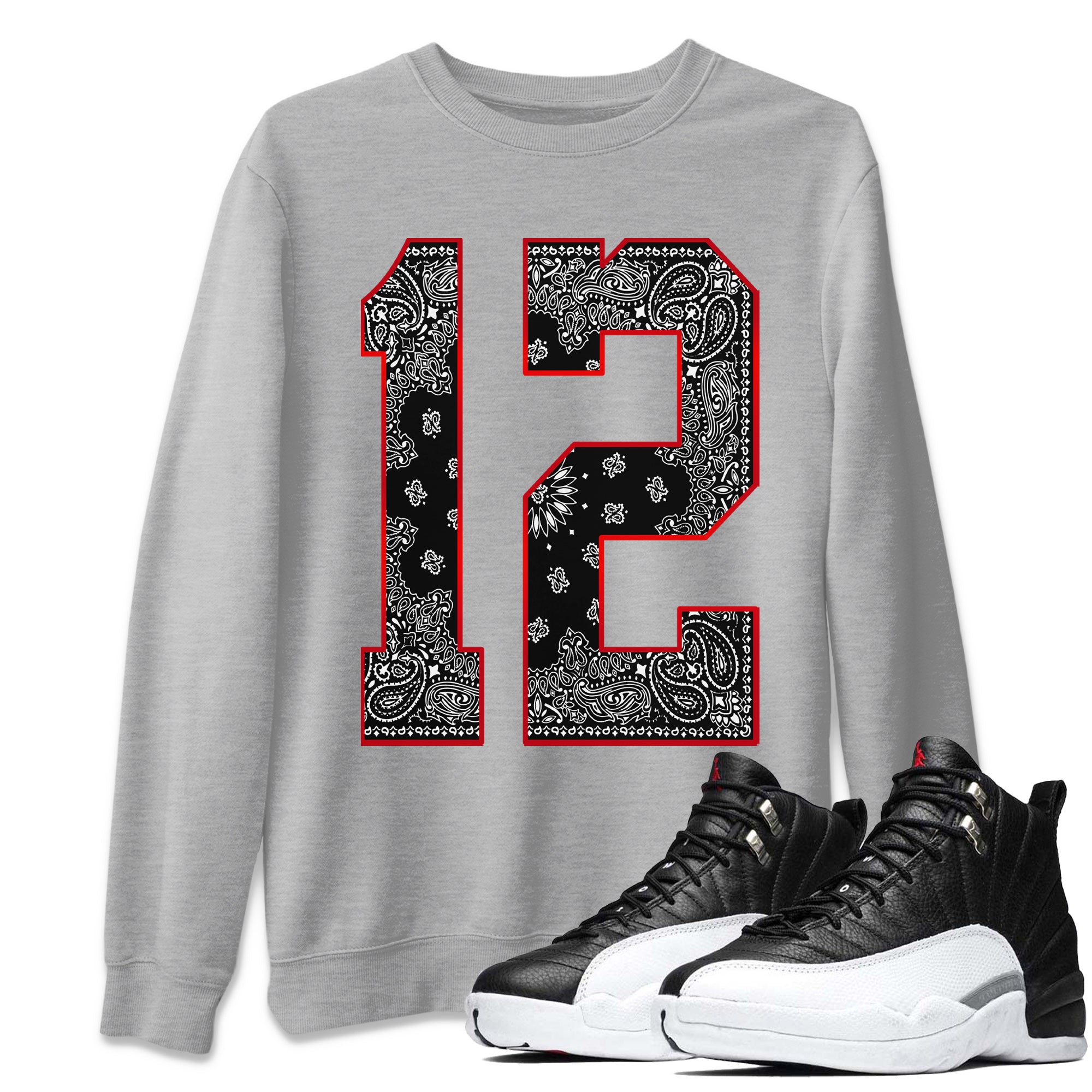 Bandana 12 Unisex Tops - Air Jordan 12 Playoffs