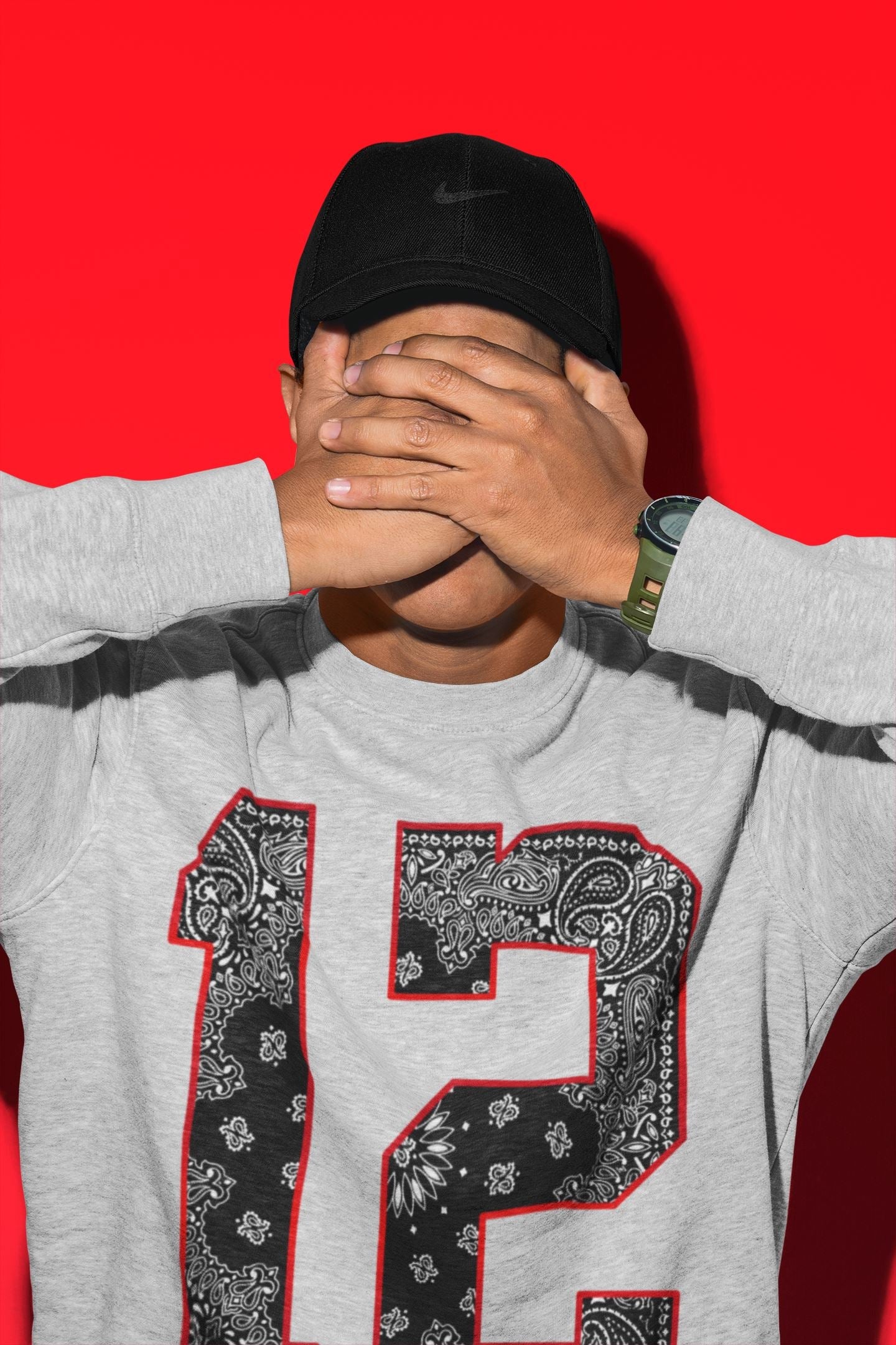 Bandana 12 Unisex Tops - Air Jordan 12 Playoffs