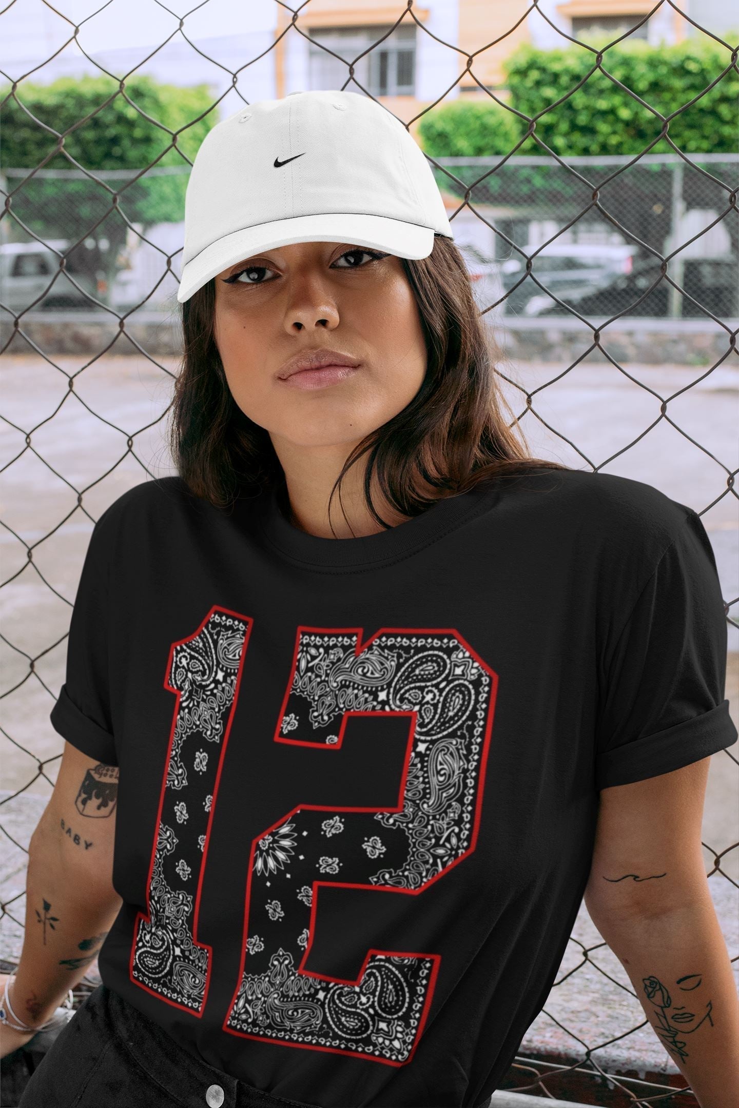 Bandana 12 Unisex Tops - Air Jordan 12 Playoffs