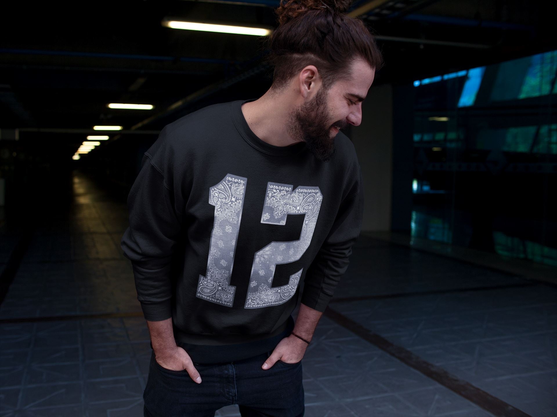 Bandana 12 Unisex Tops - Air Jordan 12 Stealth
