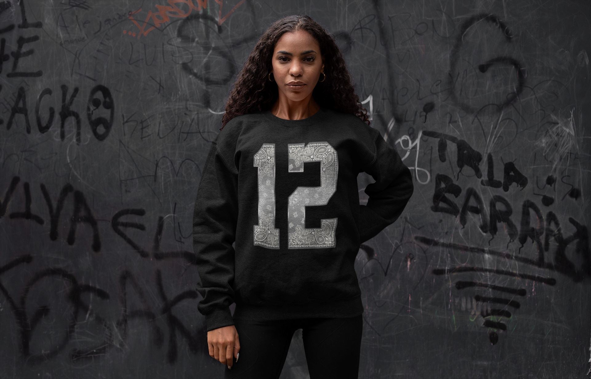 Bandana 12 Unisex Tops - Air Jordan 12 Stealth