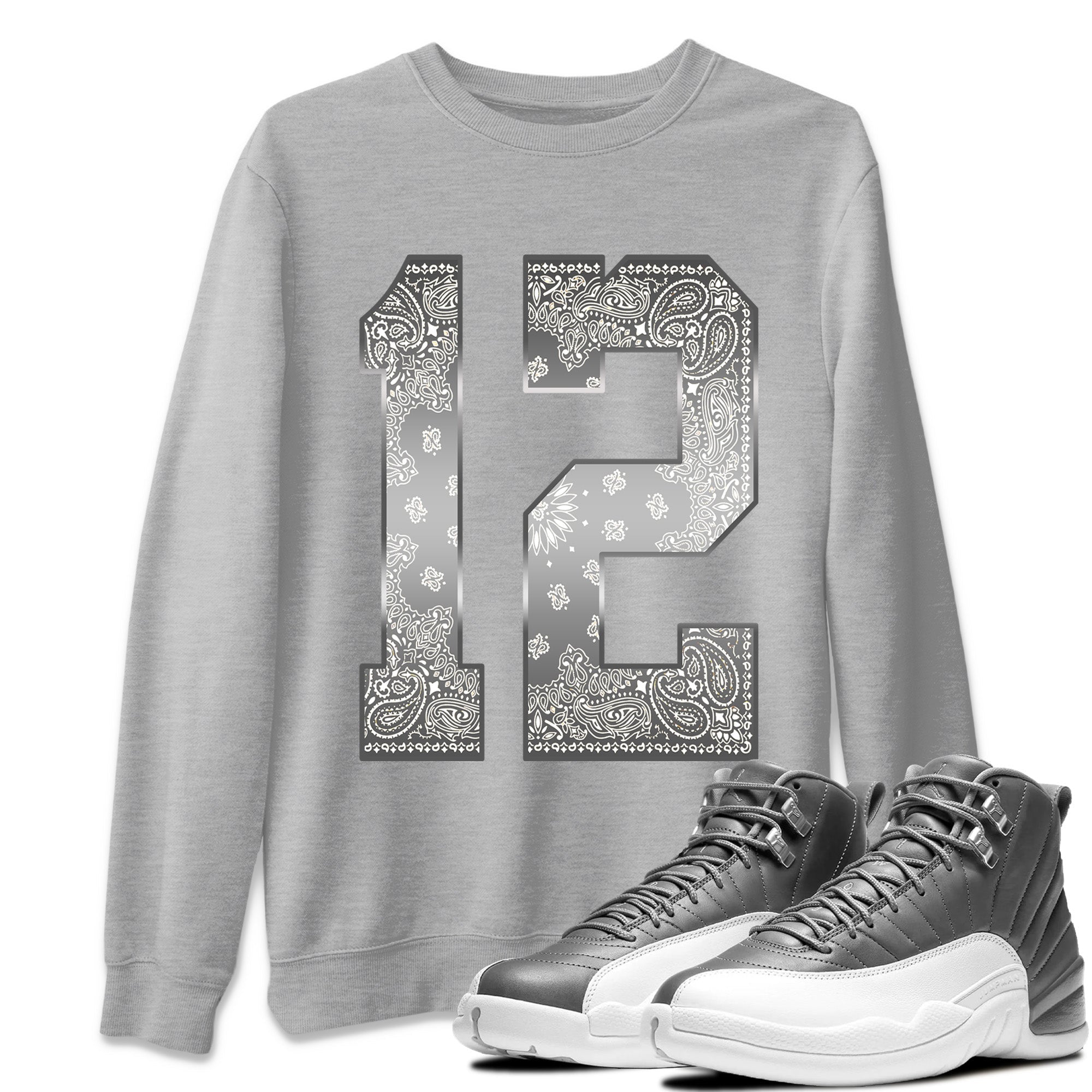 Bandana 12 Unisex Tops - Air Jordan 12 Stealth