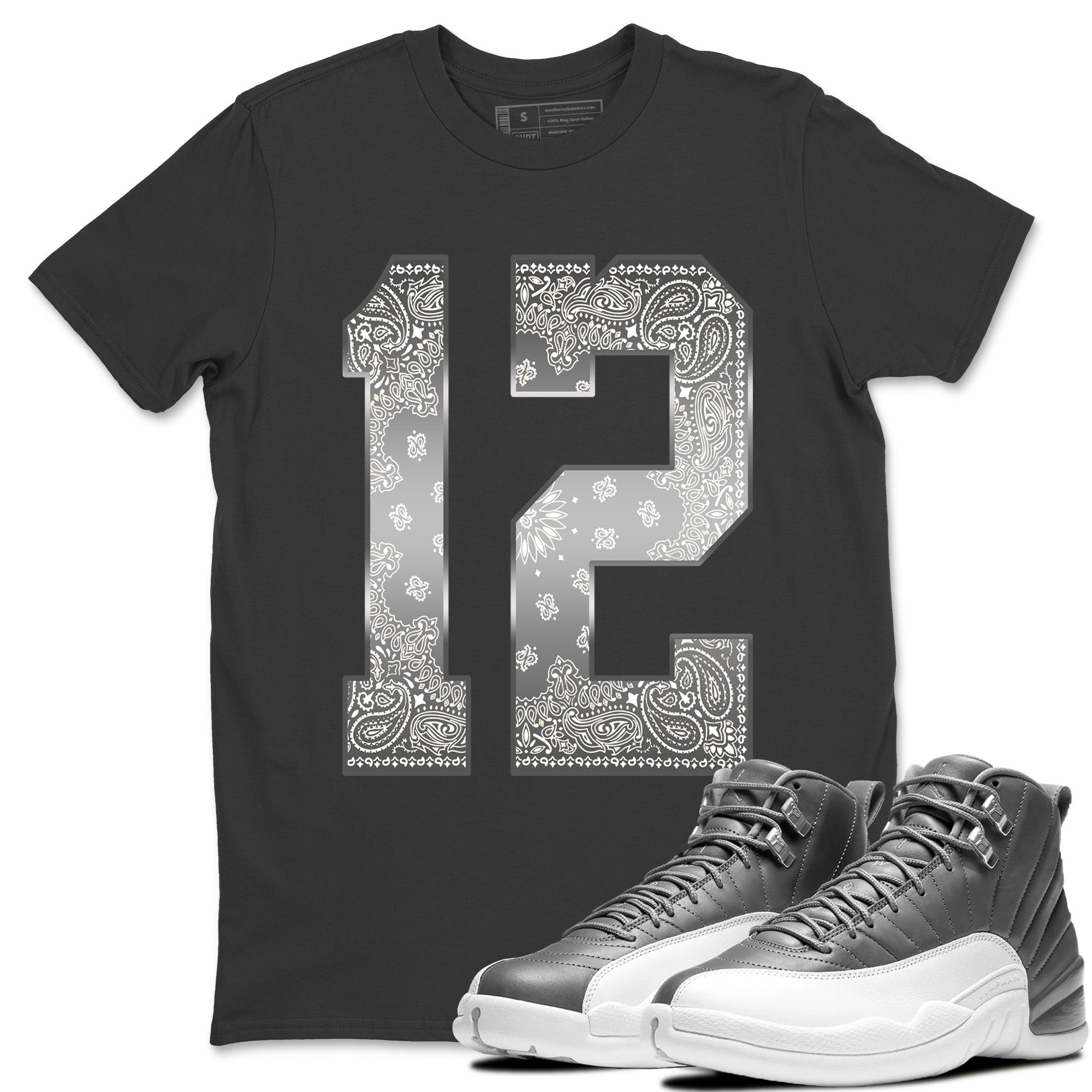 Bandana 12 Unisex Tops - Air Jordan 12 Stealth