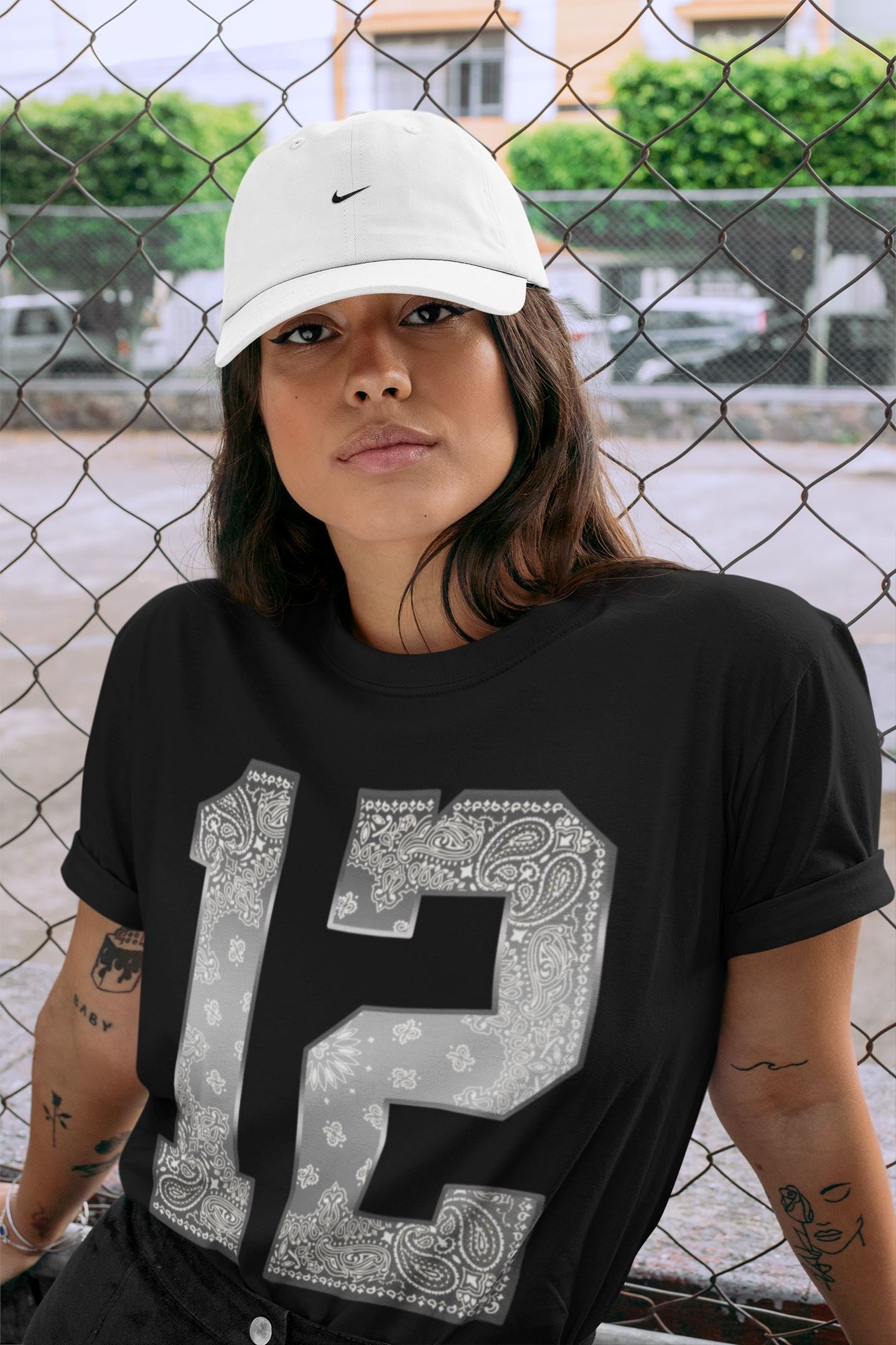 Bandana 12 Unisex Tops - Air Jordan 12 Stealth