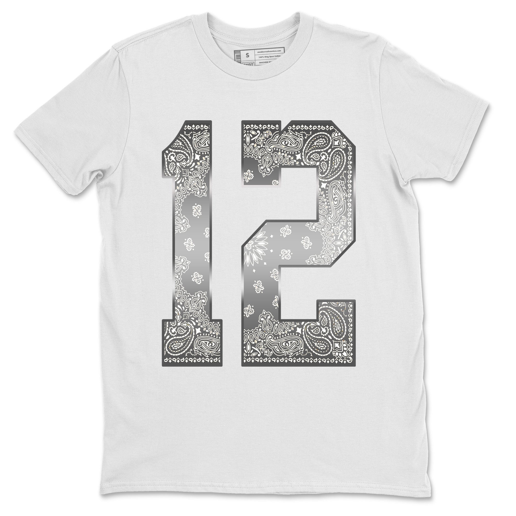 Bandana 12 Unisex Tops - Air Jordan 12 Stealth