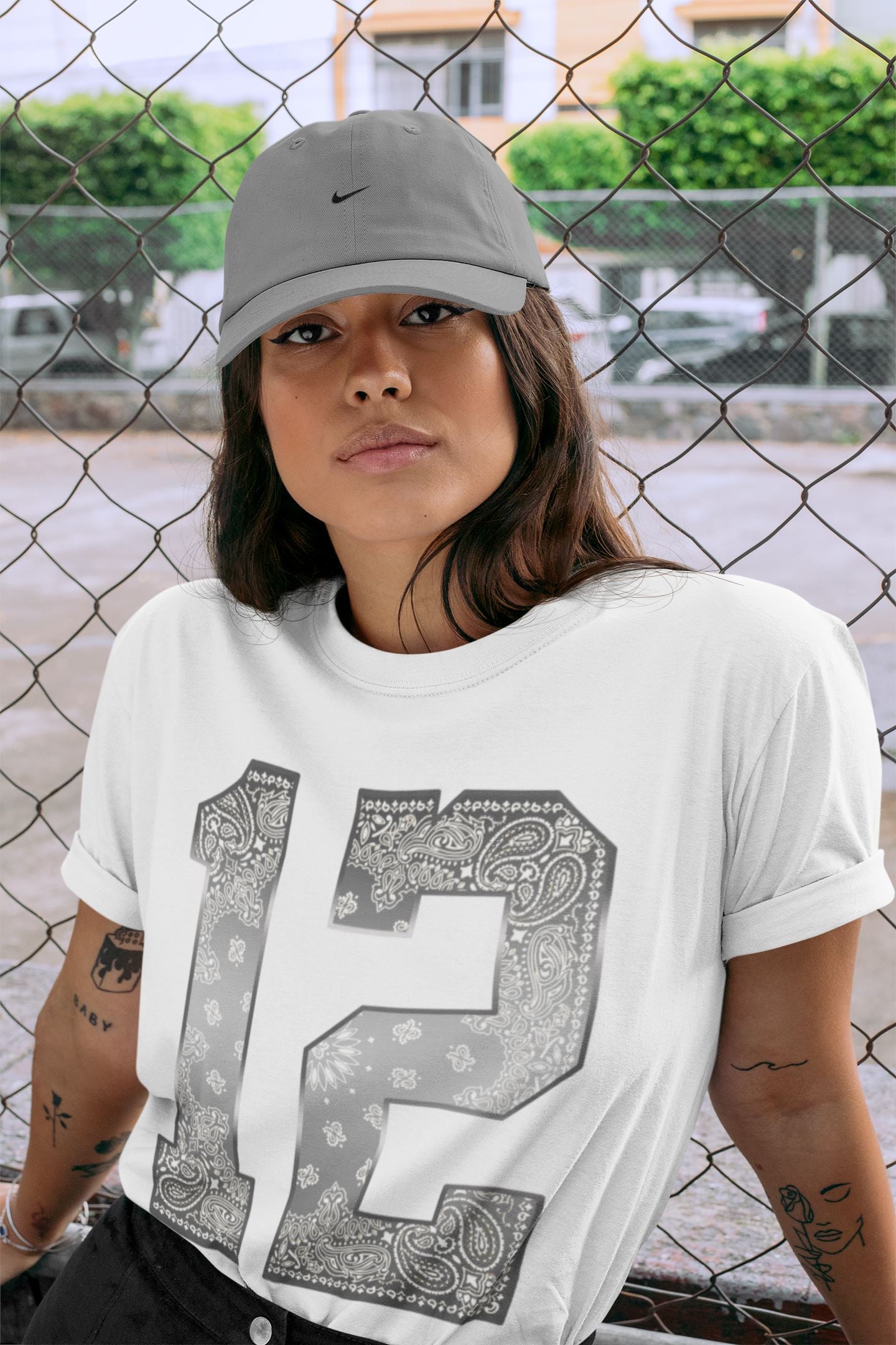 Bandana 12 Unisex Tops - Air Jordan 12 Stealth